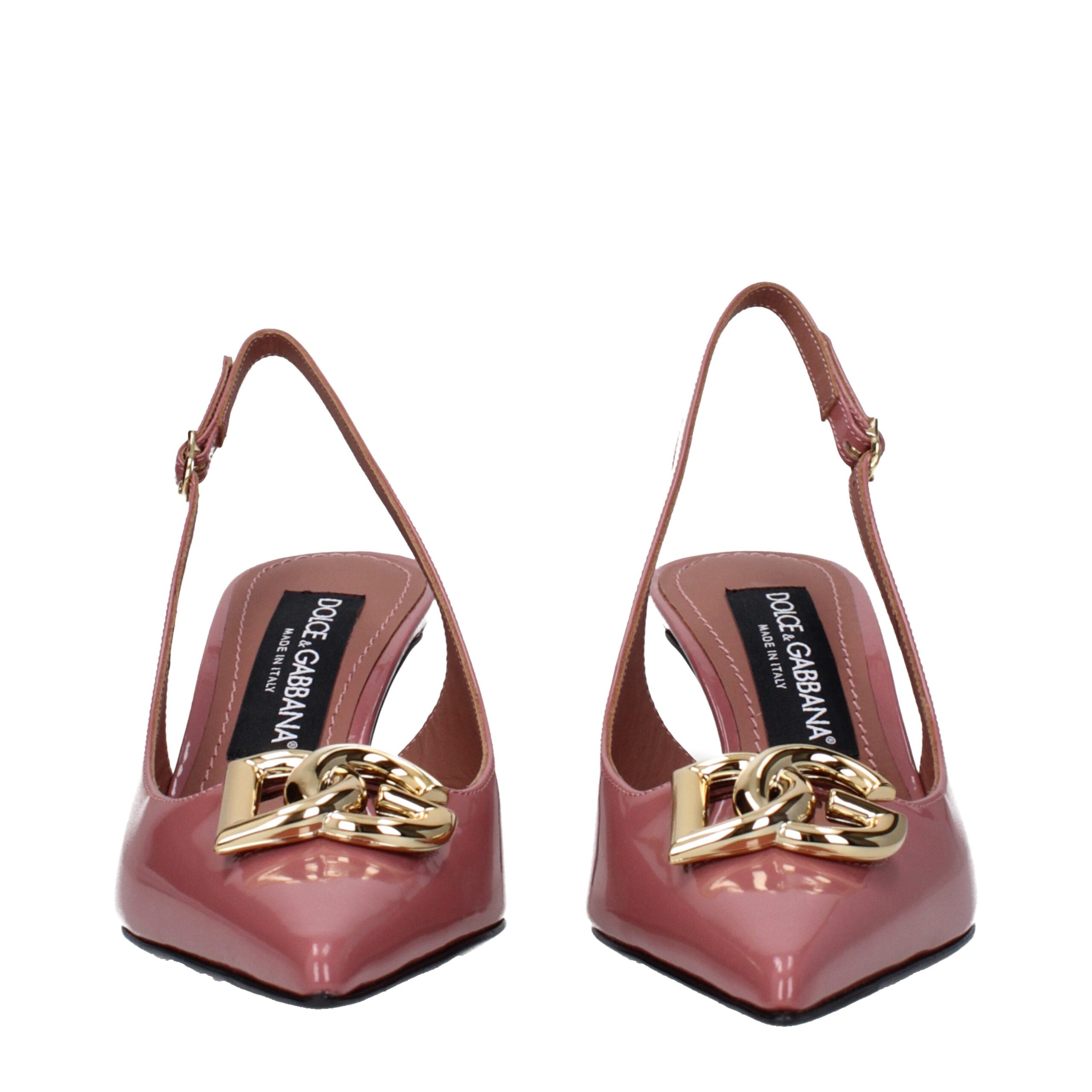 Dolce & Gabbana Pink Leather Pumps - Luxe Nova