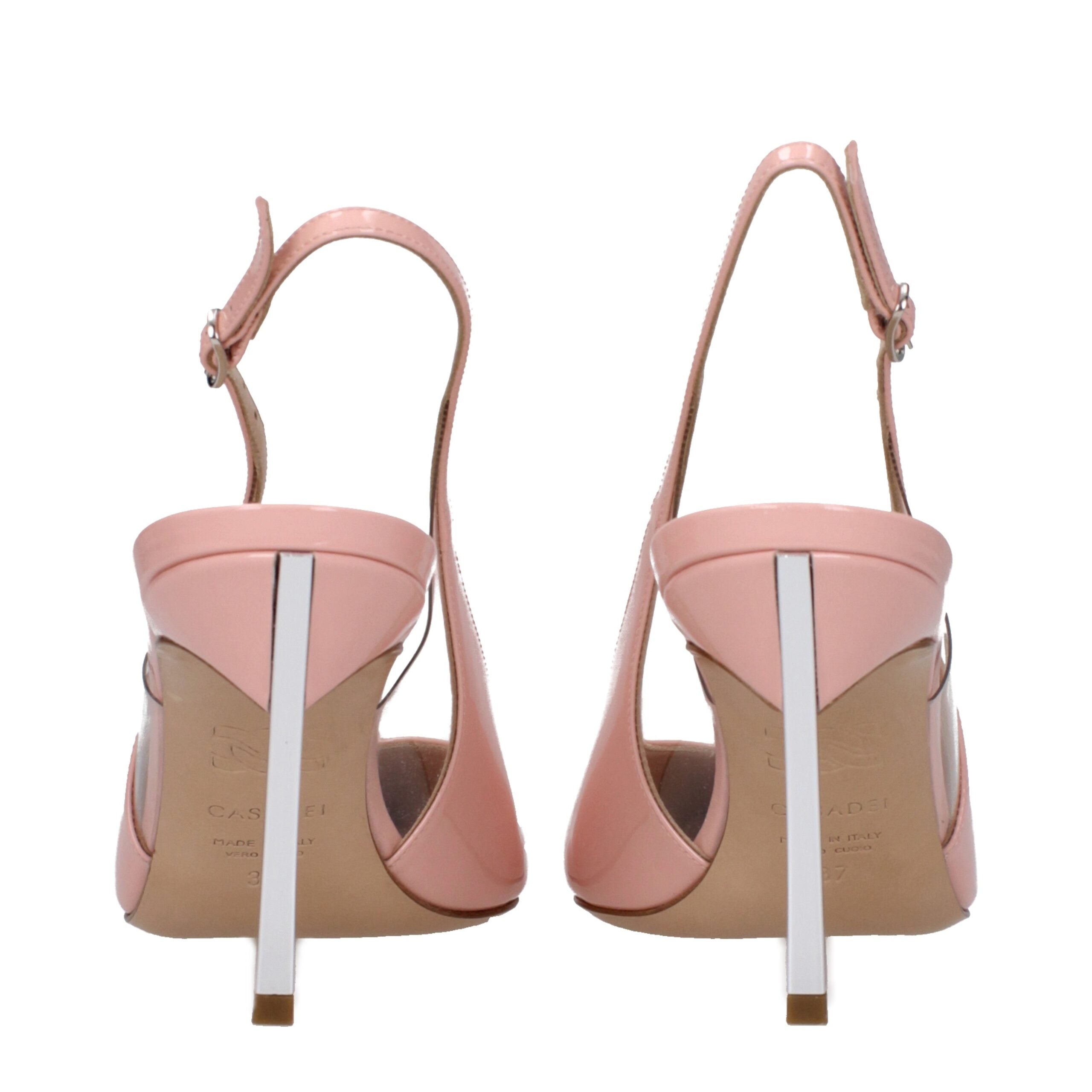 Casadei Pink Leather Pumps - Luxe Nova
