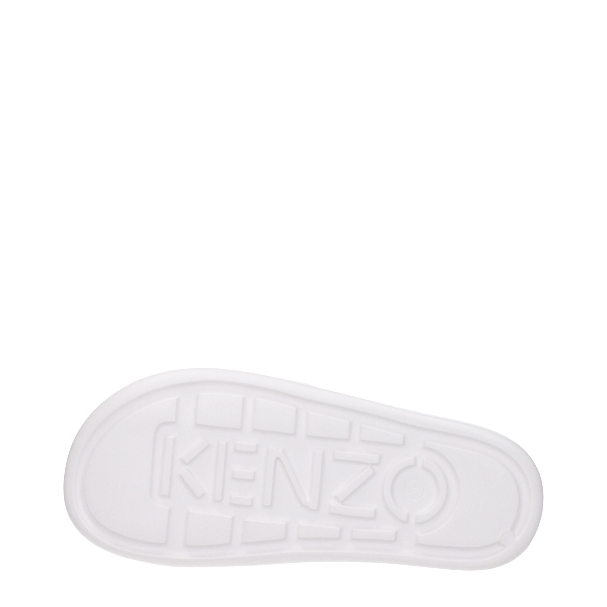 Kenzo White Cotton Slippers