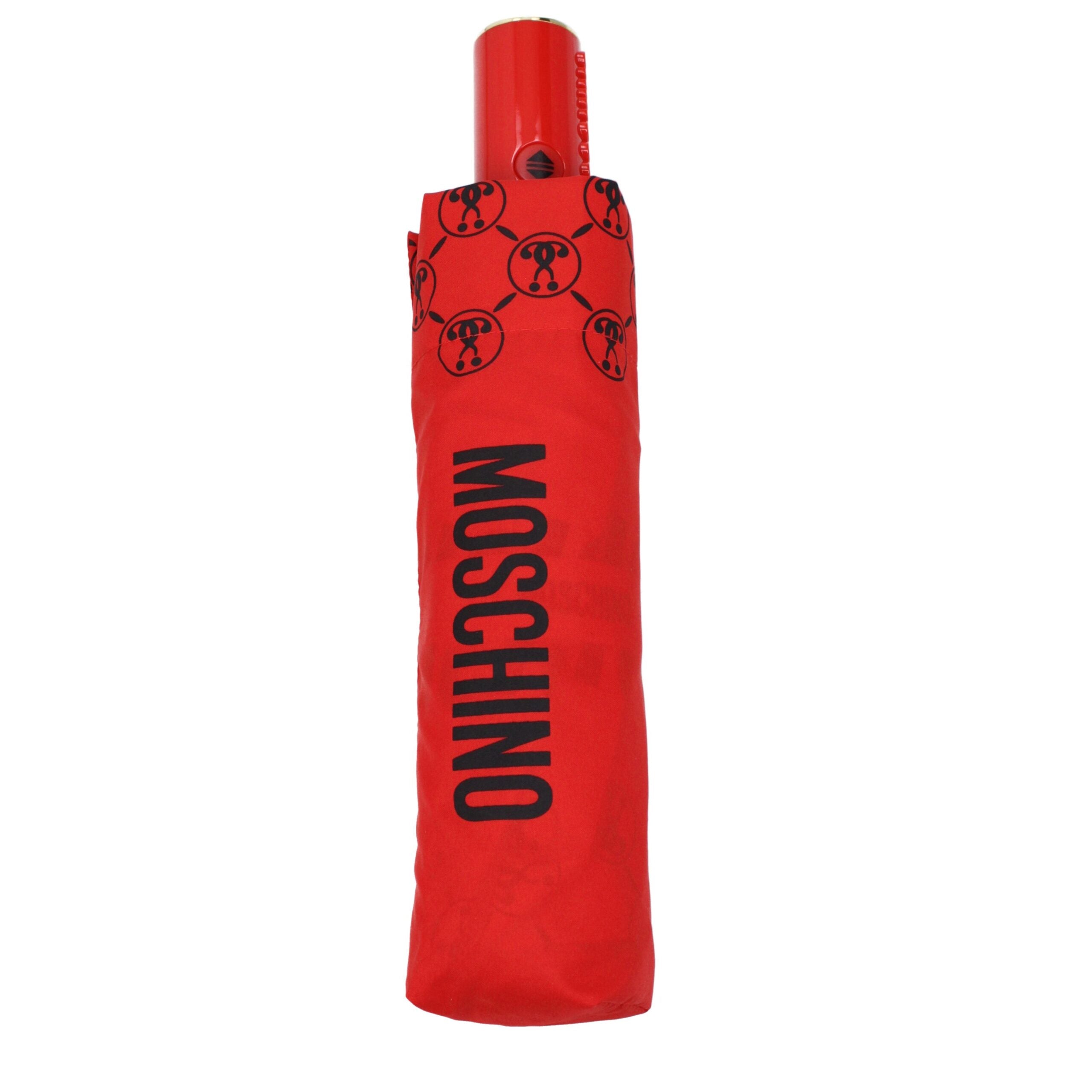 Moschino Red Polyester Umbrella - Luxe Nova