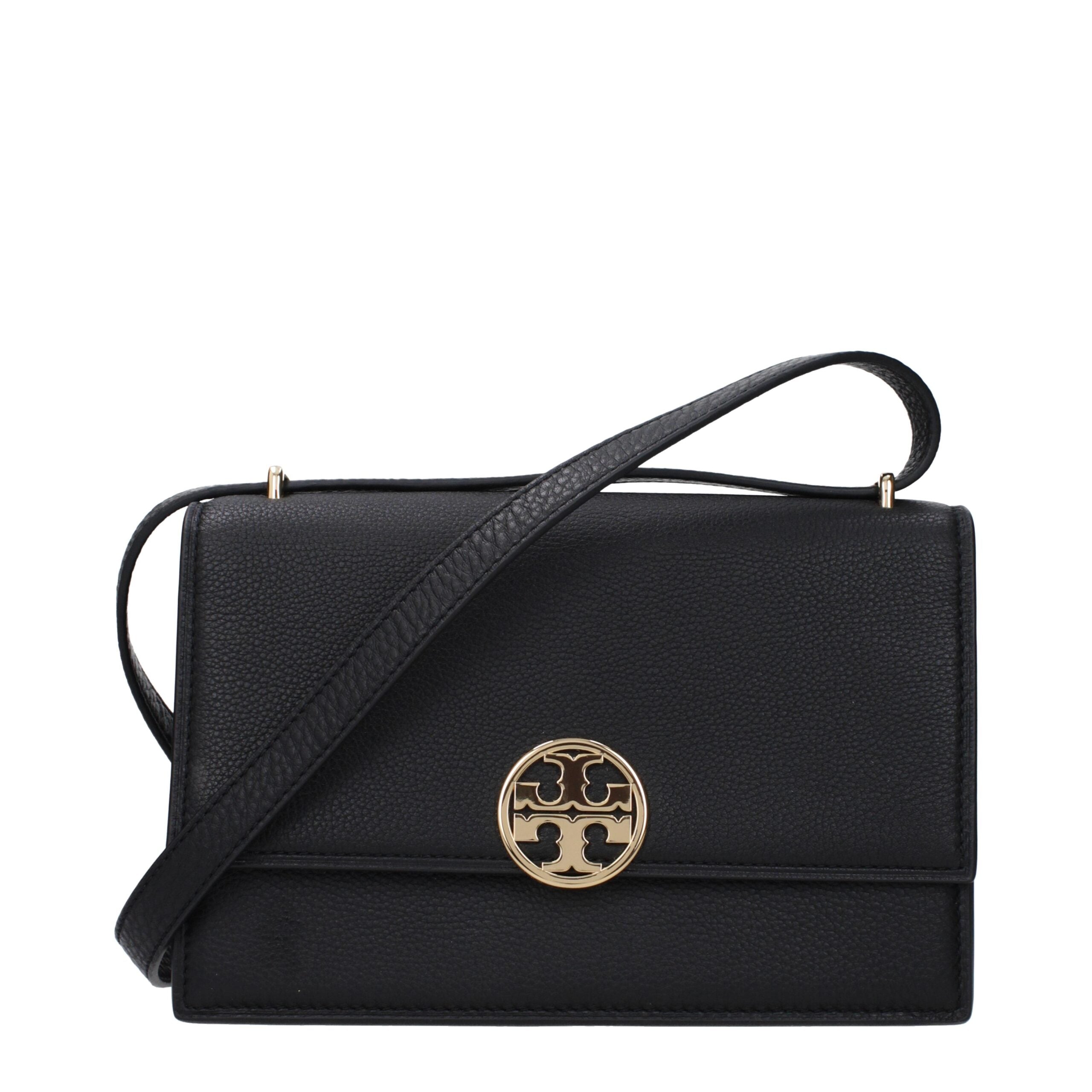 Tory Burch Black Leather Crossbody Bag - Luxe Nova
