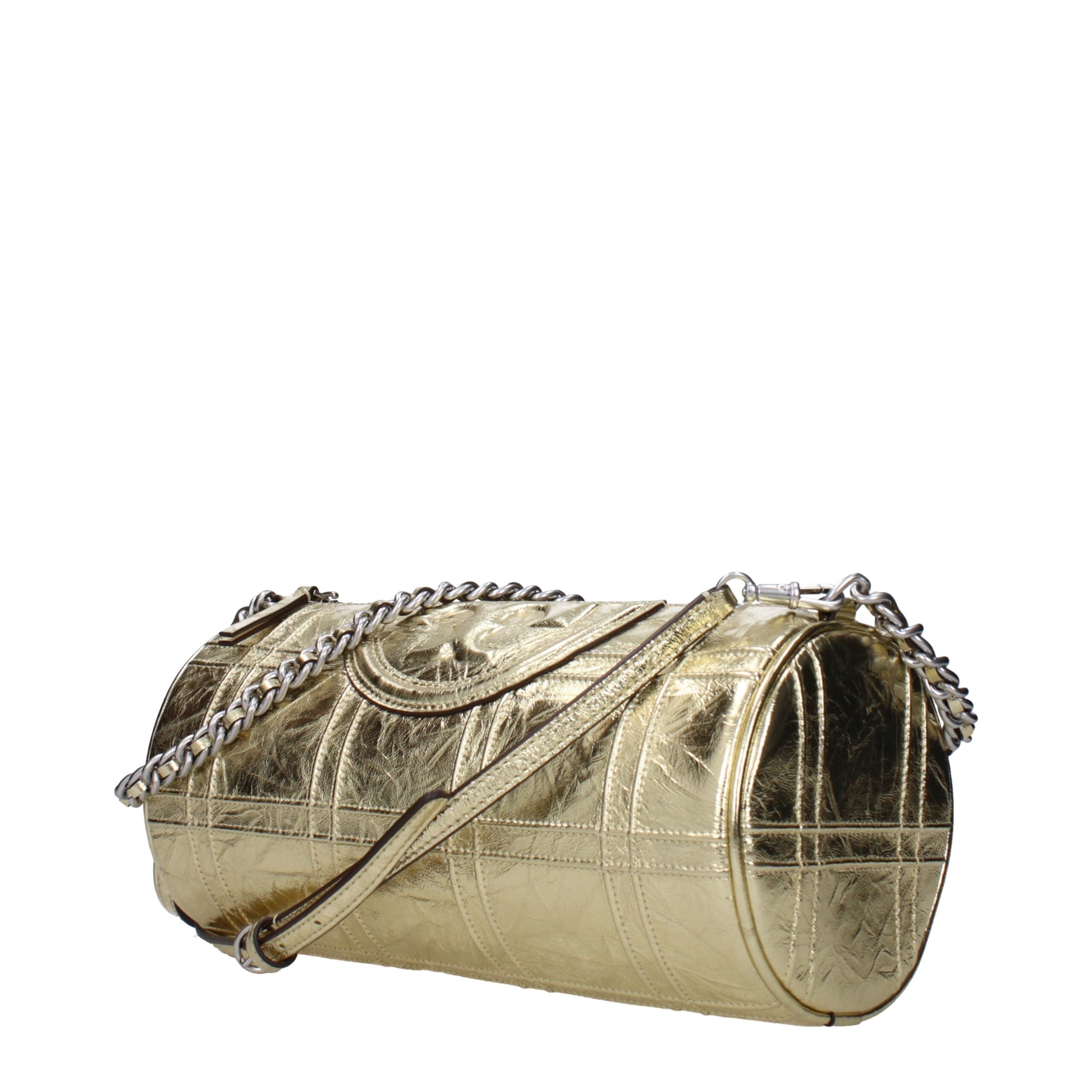 Tory Burch Gold Leather Shoulder Bag - Luxe Nova
