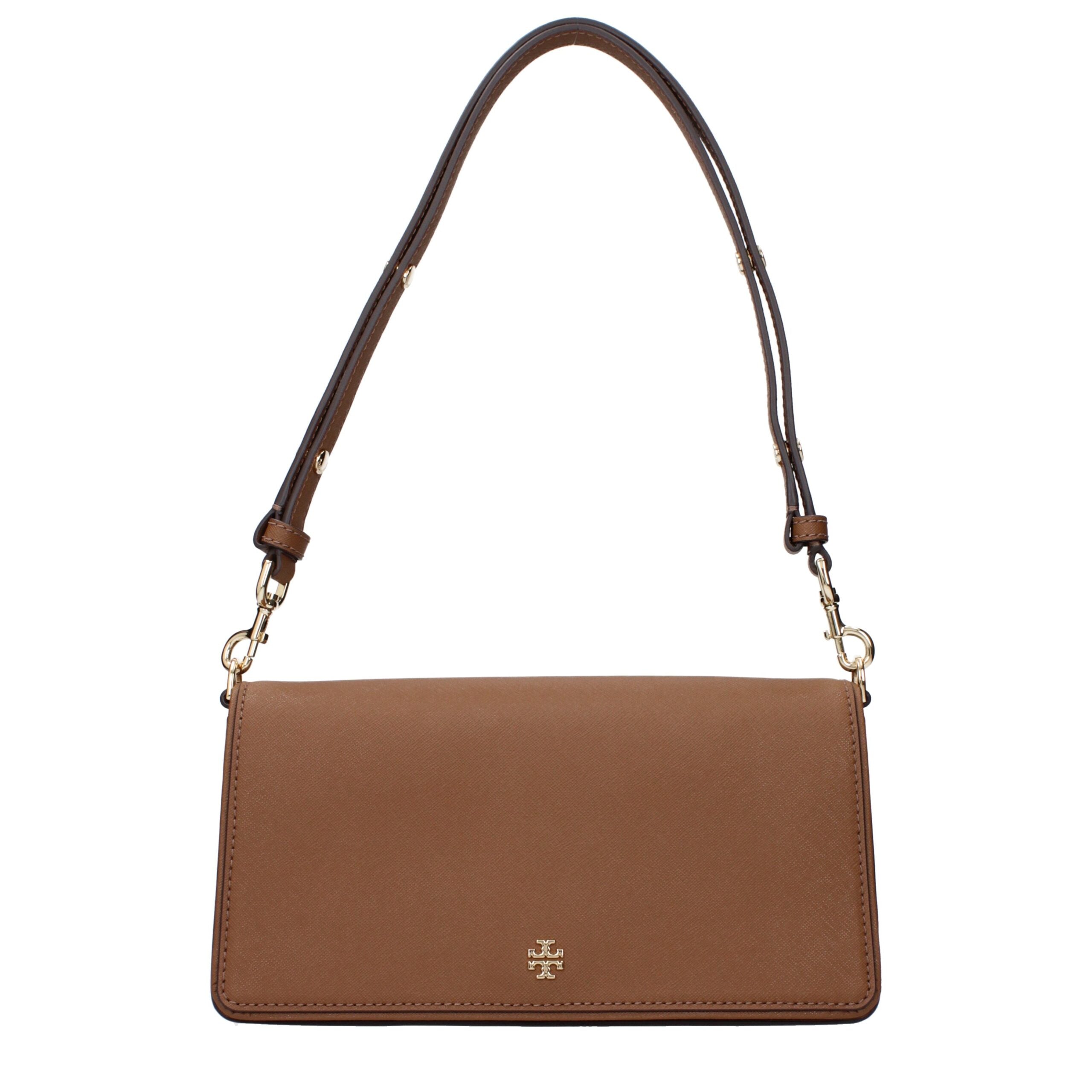Tory Burch Brown Leather Shoulder Bag - Luxe Nova