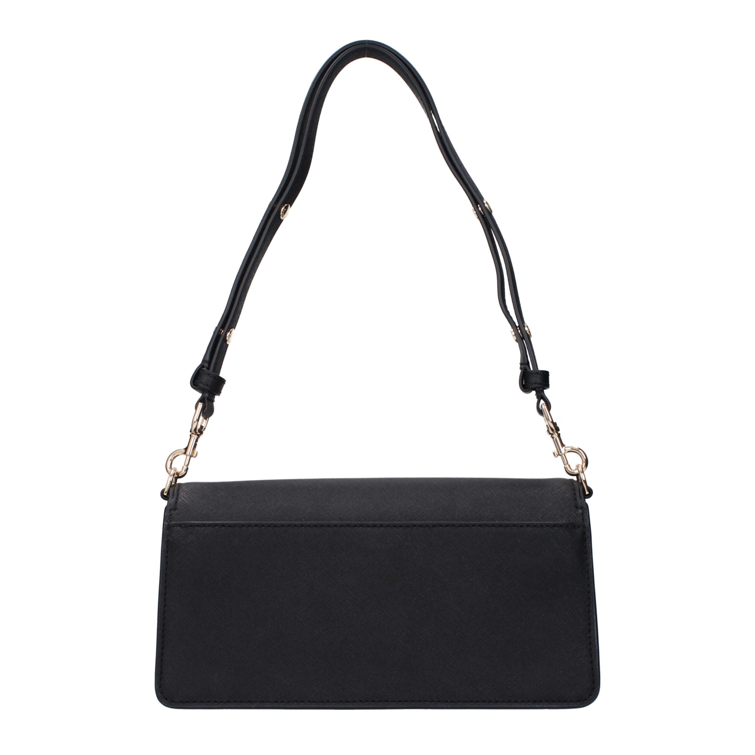 Tory Burch Black Leather Shoulder Bag - Luxe Nova