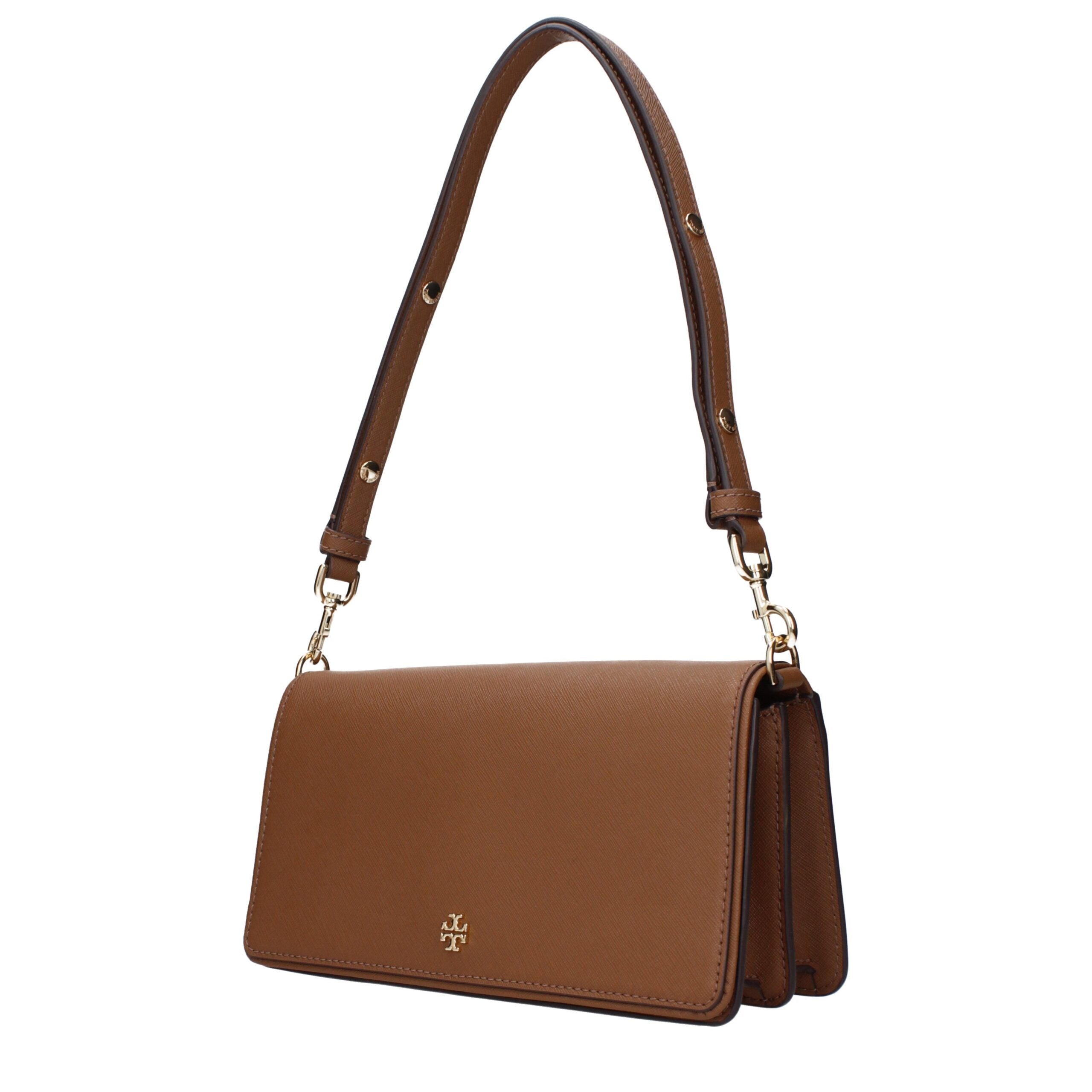 Tory Burch Brown Leather Shoulder Bag - Luxe Nova