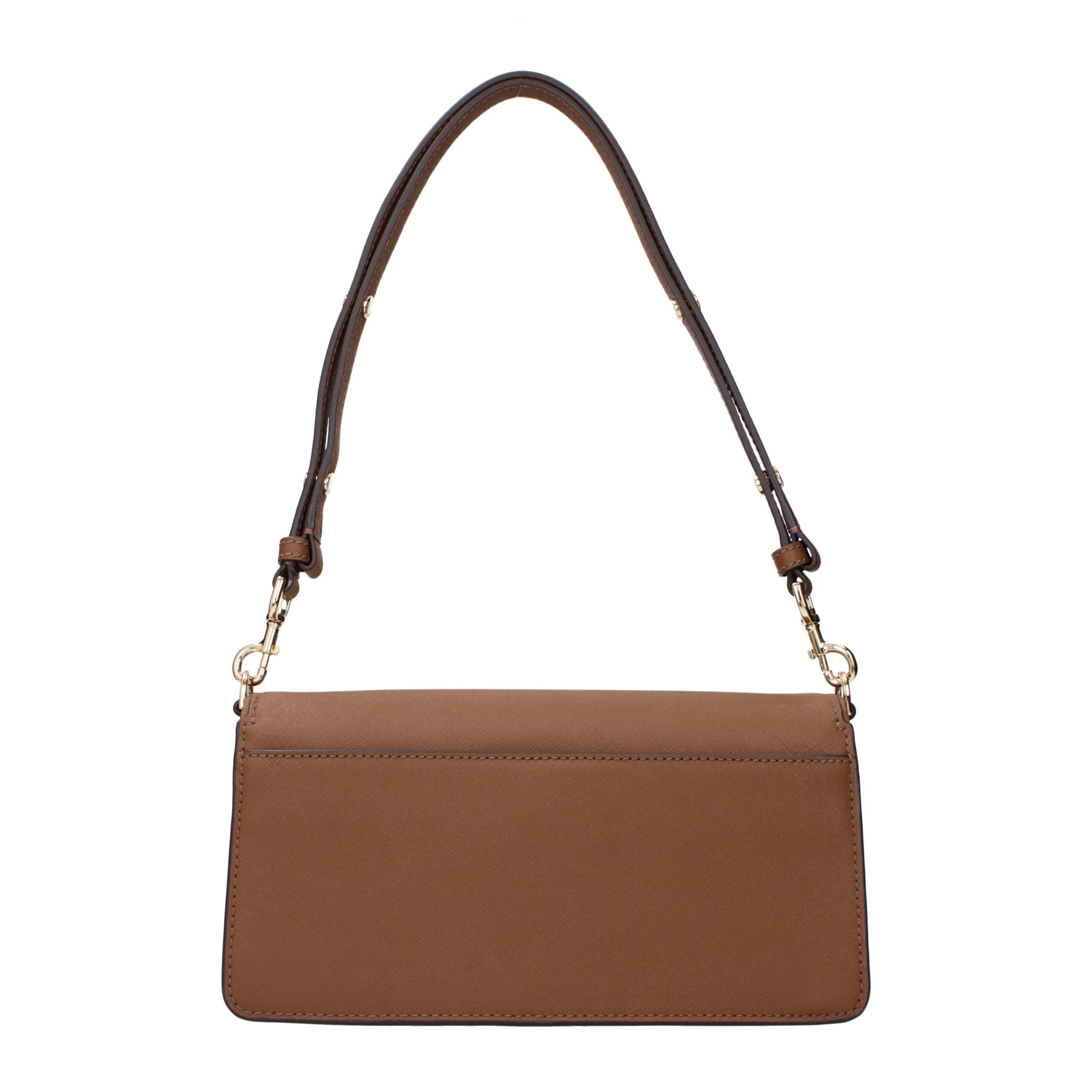 Tory Burch Brown Leather Shoulder Bag - Luxe Nova