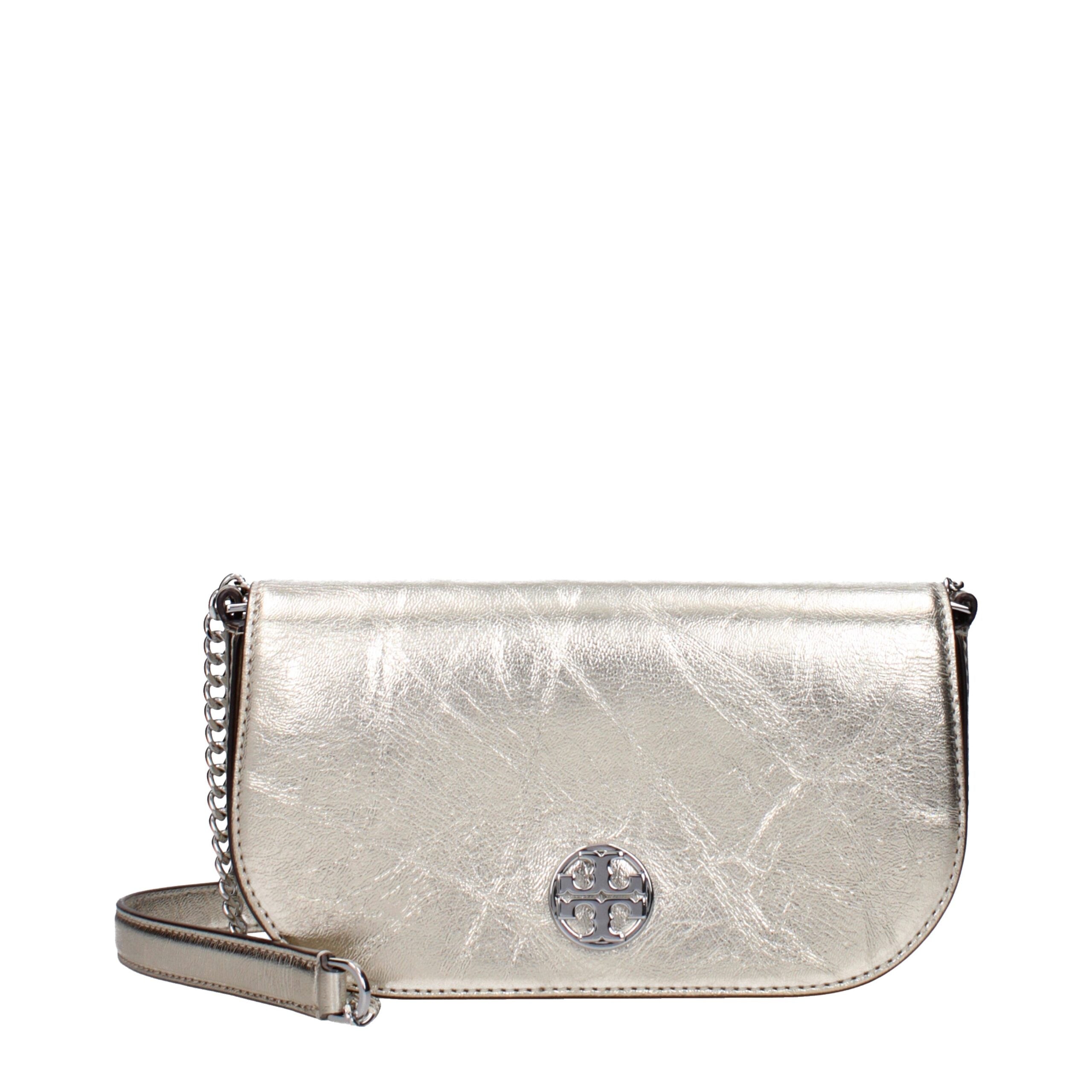 Tory Burch Gold Leather Crossbody Bag - Luxe Nova