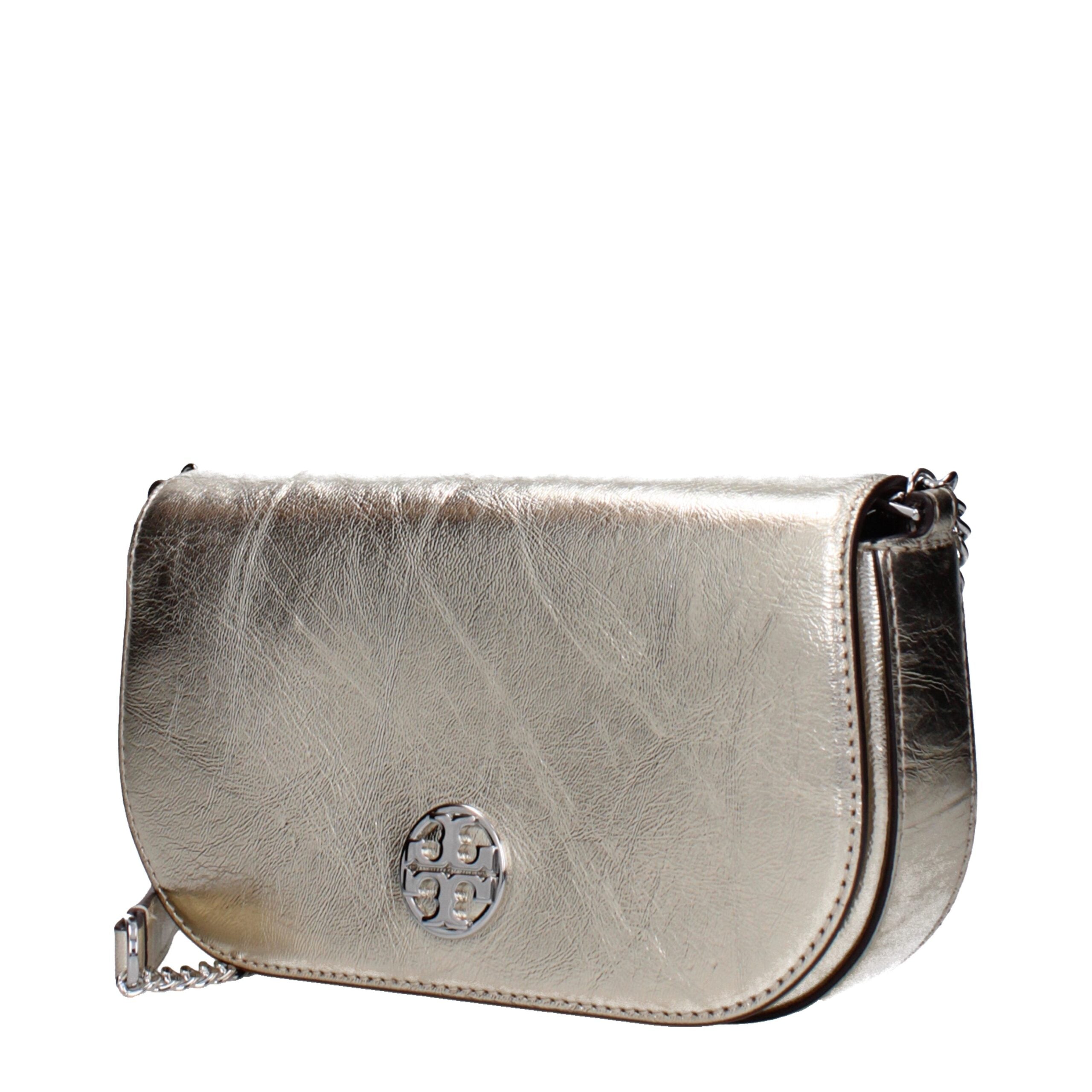 Tory Burch Gold Leather Crossbody Bag - Luxe Nova
