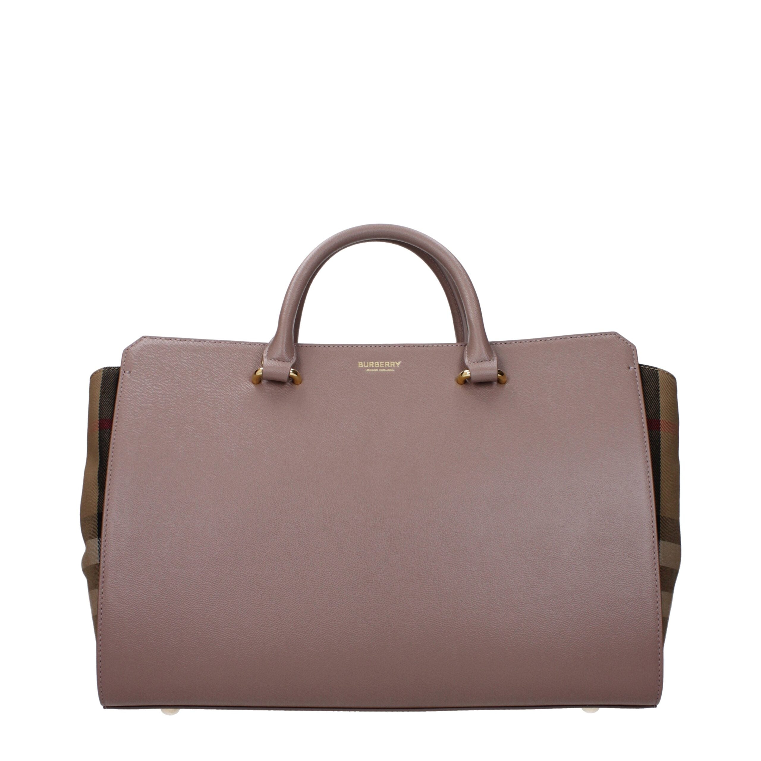 Burberry Gray Leather Handbag - Luxe Nova