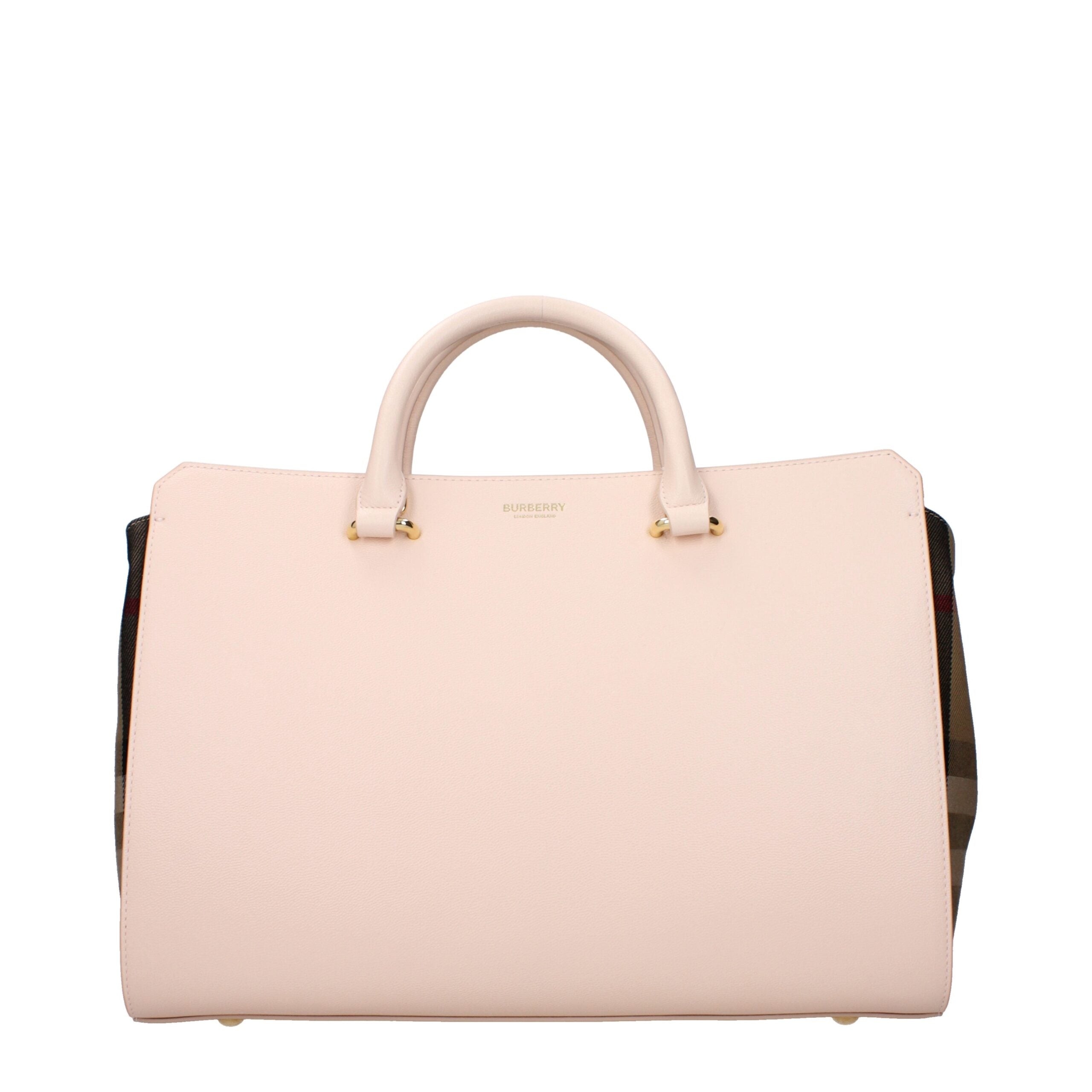 Burberry Pink Leather Handbag - Luxe Nova