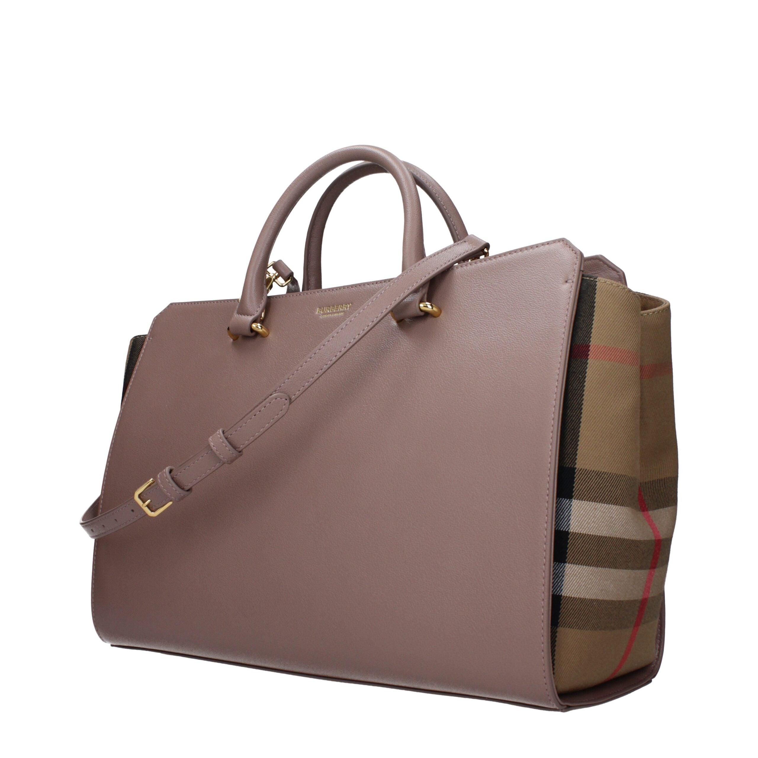 Burberry Gray Leather Handbag - Luxe Nova