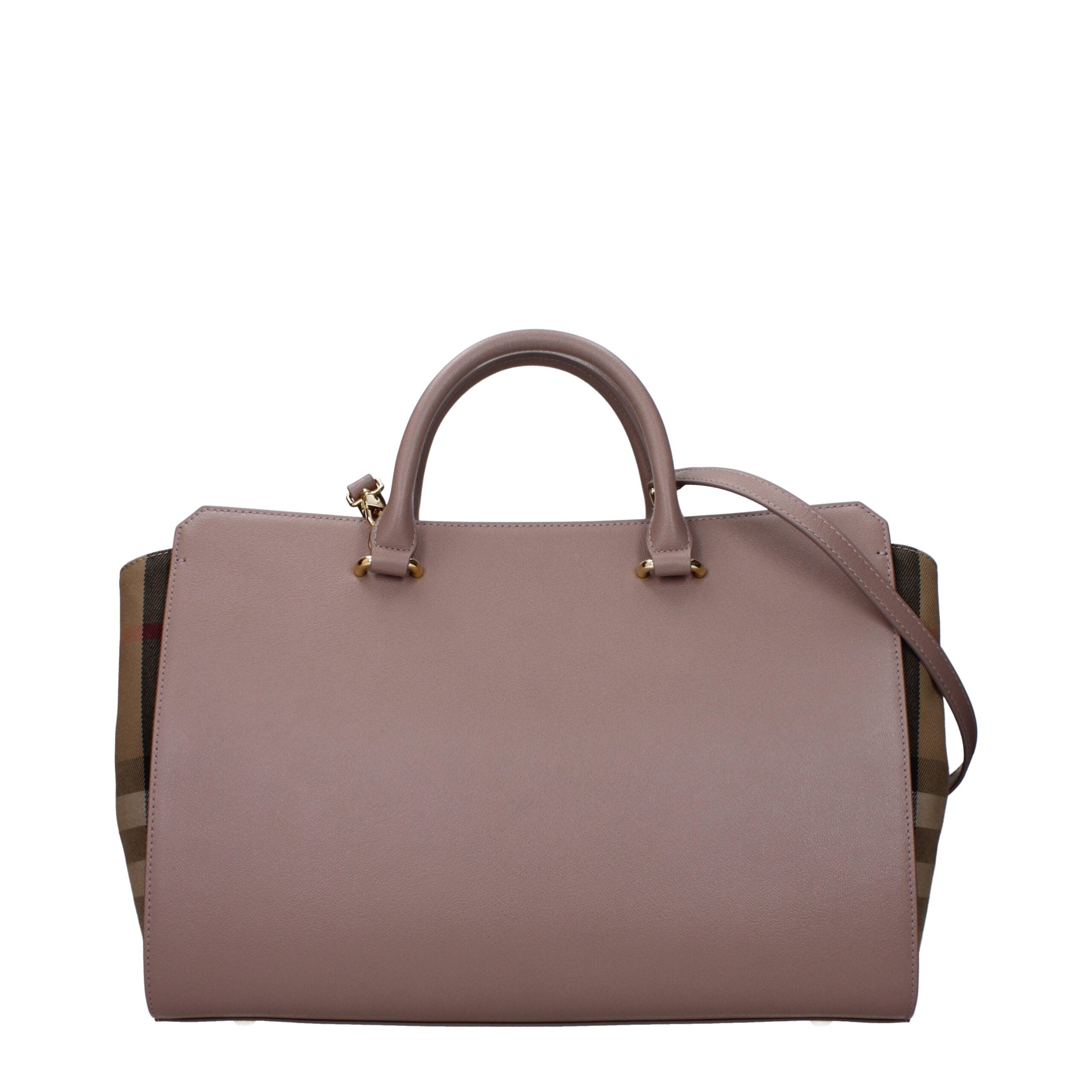 Burberry Gray Leather Handbag - Luxe Nova