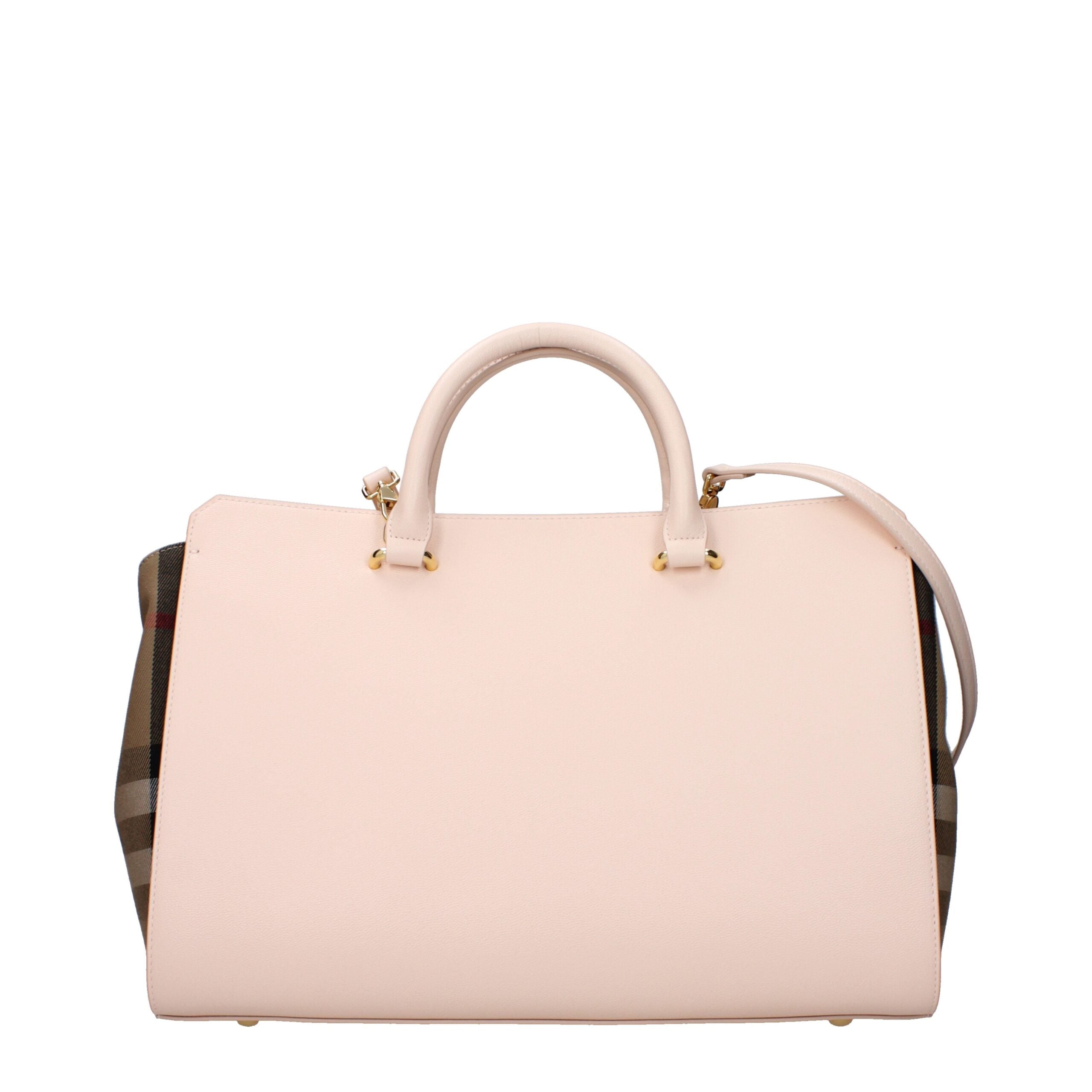 Burberry Pink Leather Handbag - Luxe Nova