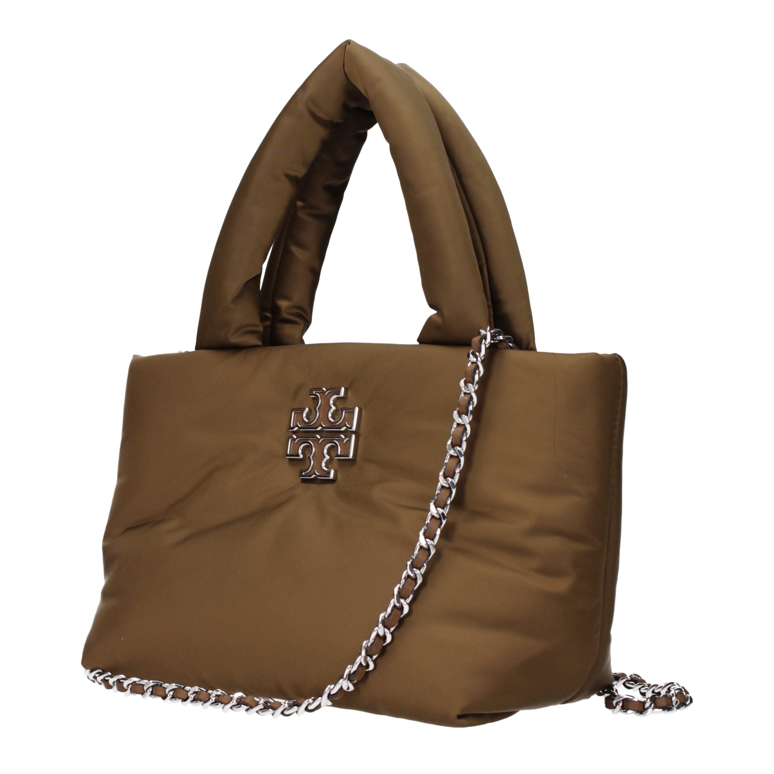 Tory Burch Brown Fabric Handbag - Luxe Nova