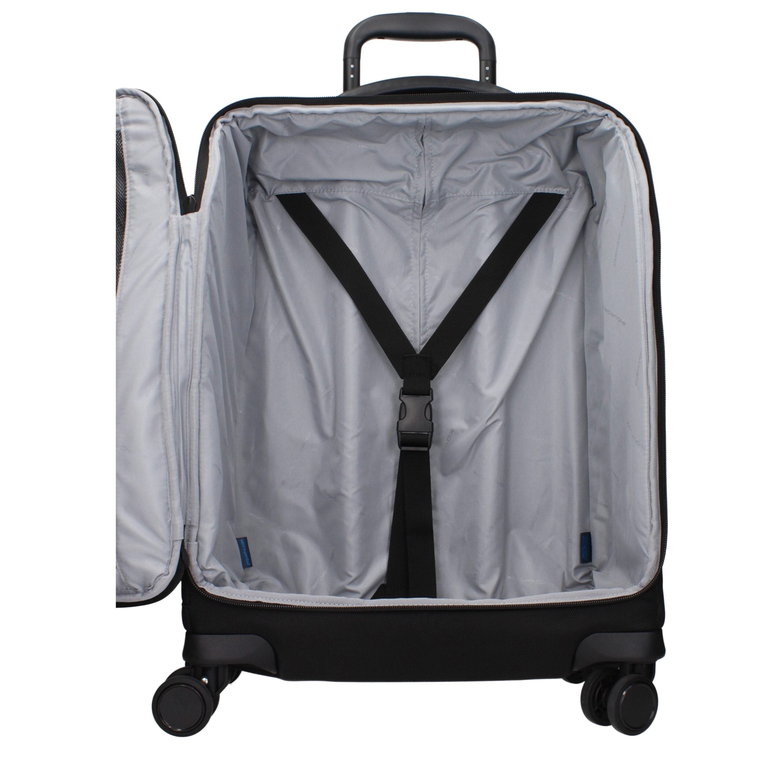 Piquadro Black Fabric Luggage And Travel - Luxe Nova