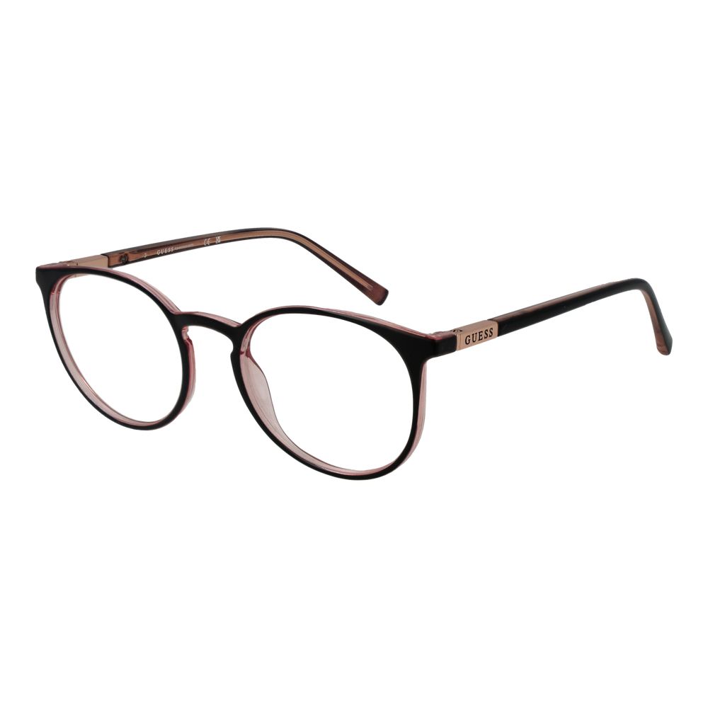 Guess Black Stainless Steel Glasses (Frames) - Luxe Nova