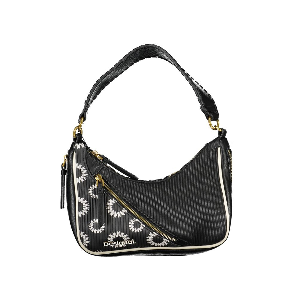 Desigual Black Polyurethane Women Handbag - Luxe Nova