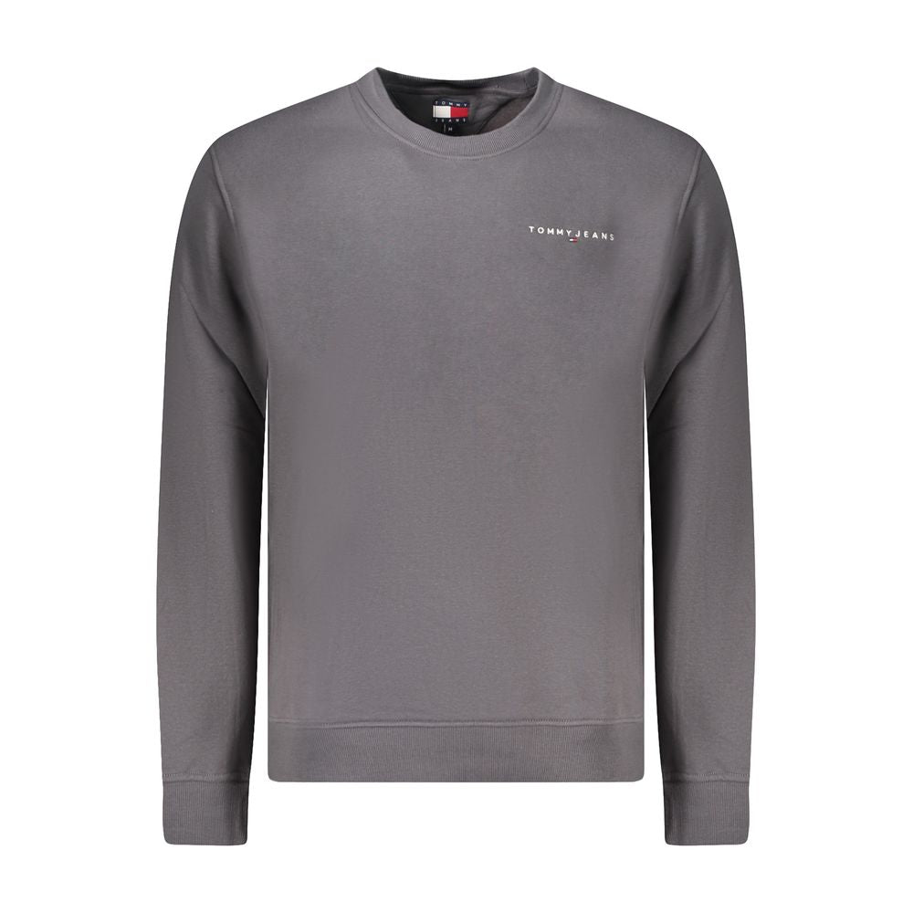 Tommy Hilfiger Grigio Cotton Men's Sweatshirt - Luxe Nova