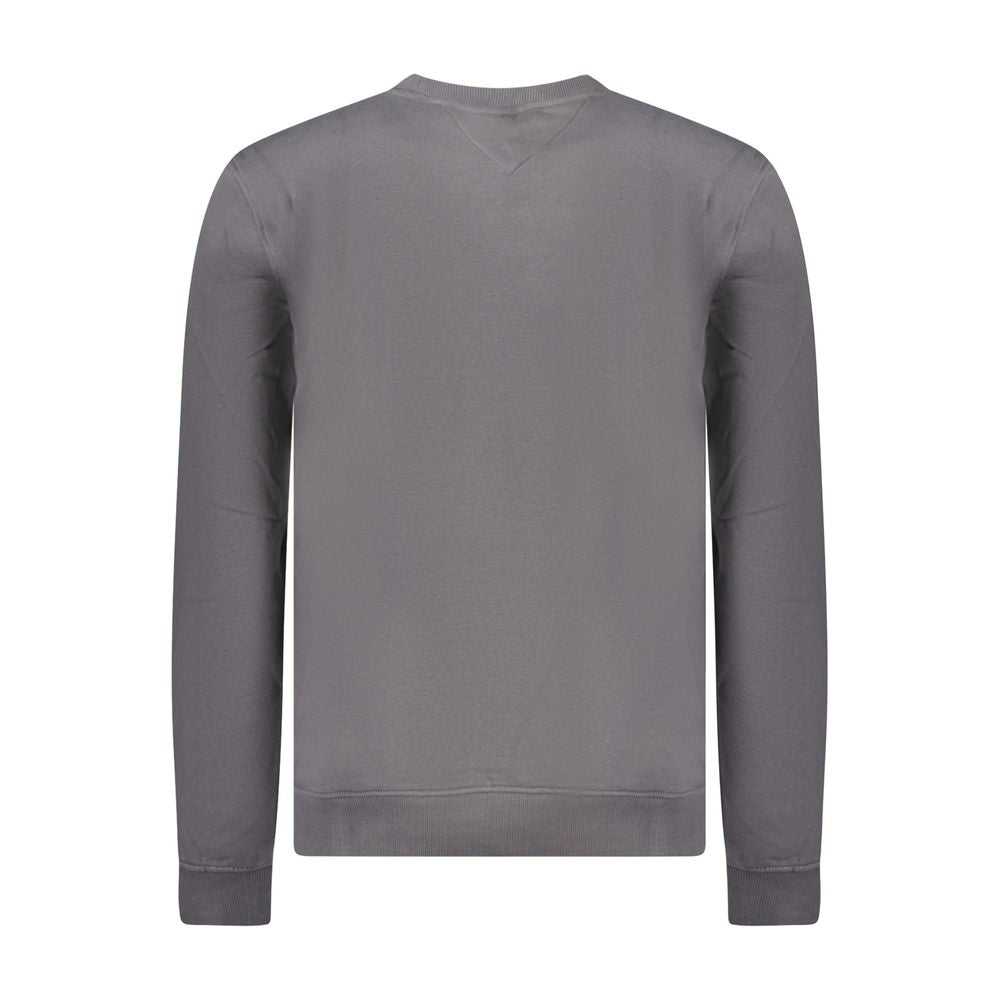 Tommy Hilfiger Grigio Cotton Men's Sweatshirt - Luxe Nova