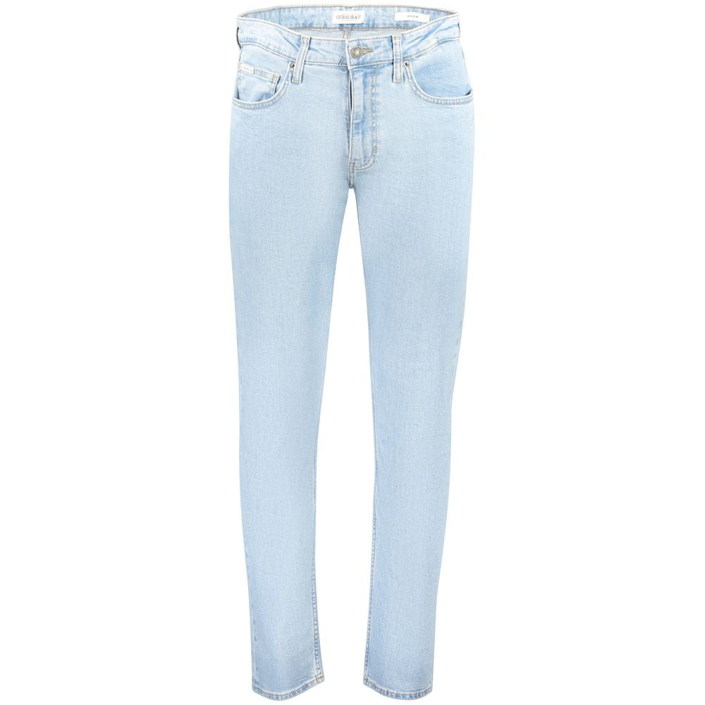 Guess Jeans Azzurro Cotton Men's Jeans - Luxe Nova