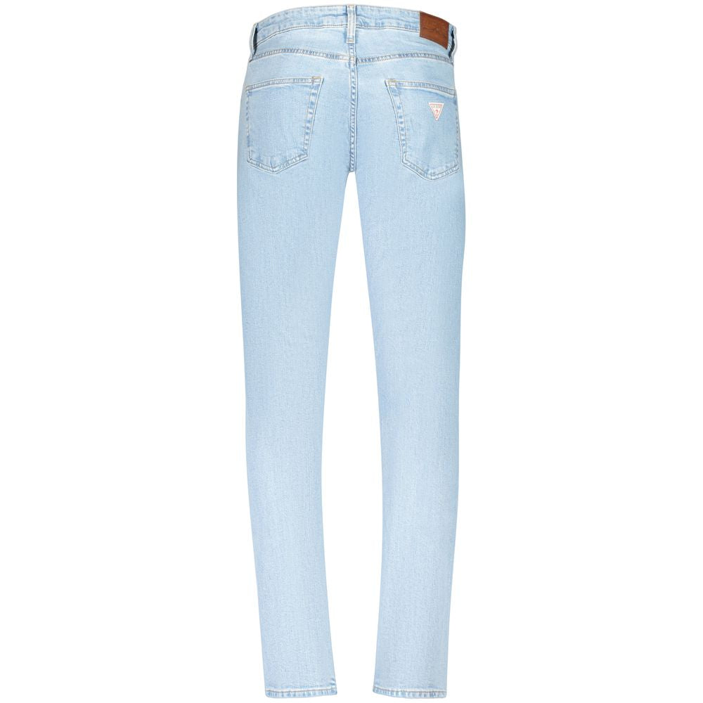 Guess Jeans Azzurro Cotton Men's Jeans - Luxe Nova
