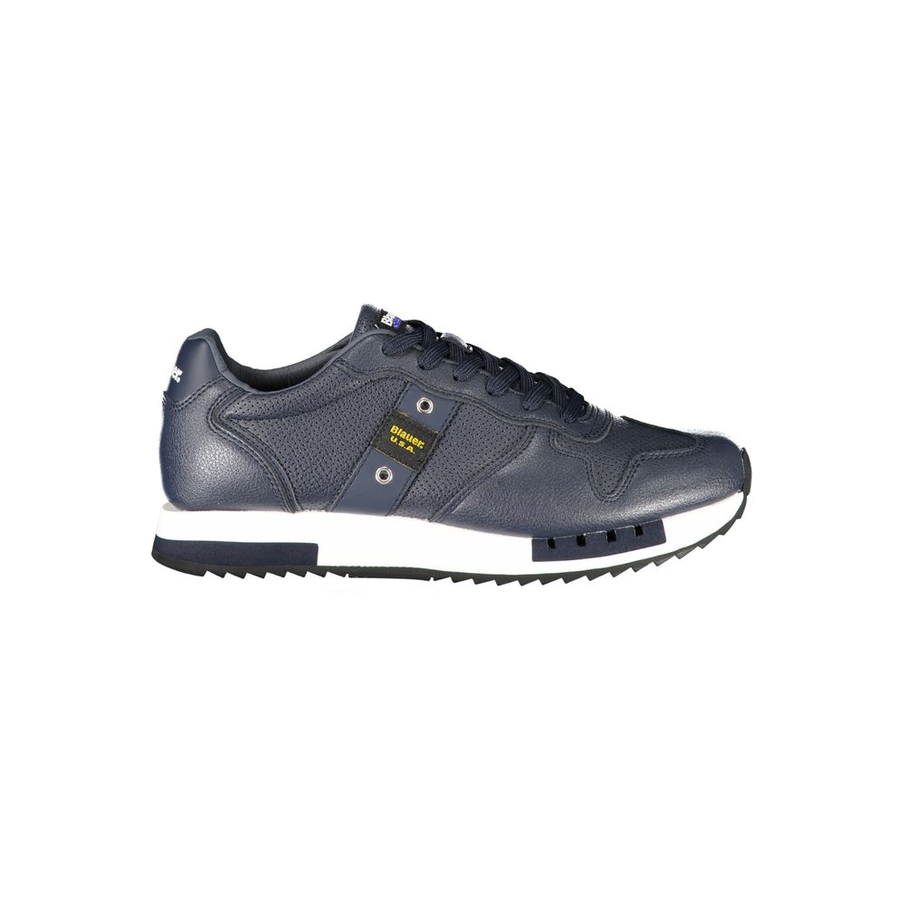 Blauer Blue Polyurethane Men's Sneaker - Luxe Nova