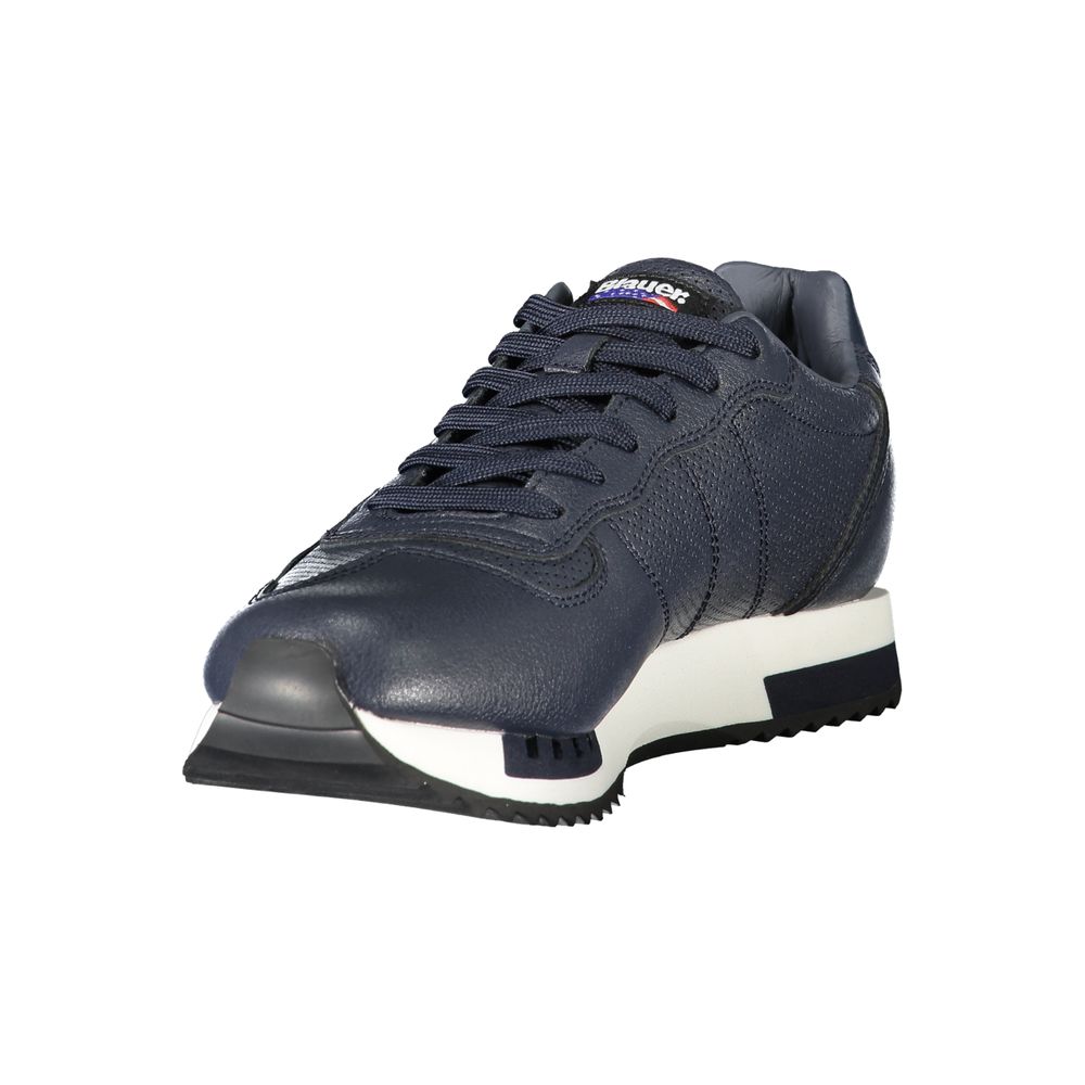 Blauer Blue Polyurethane Men's Sneaker - Luxe Nova