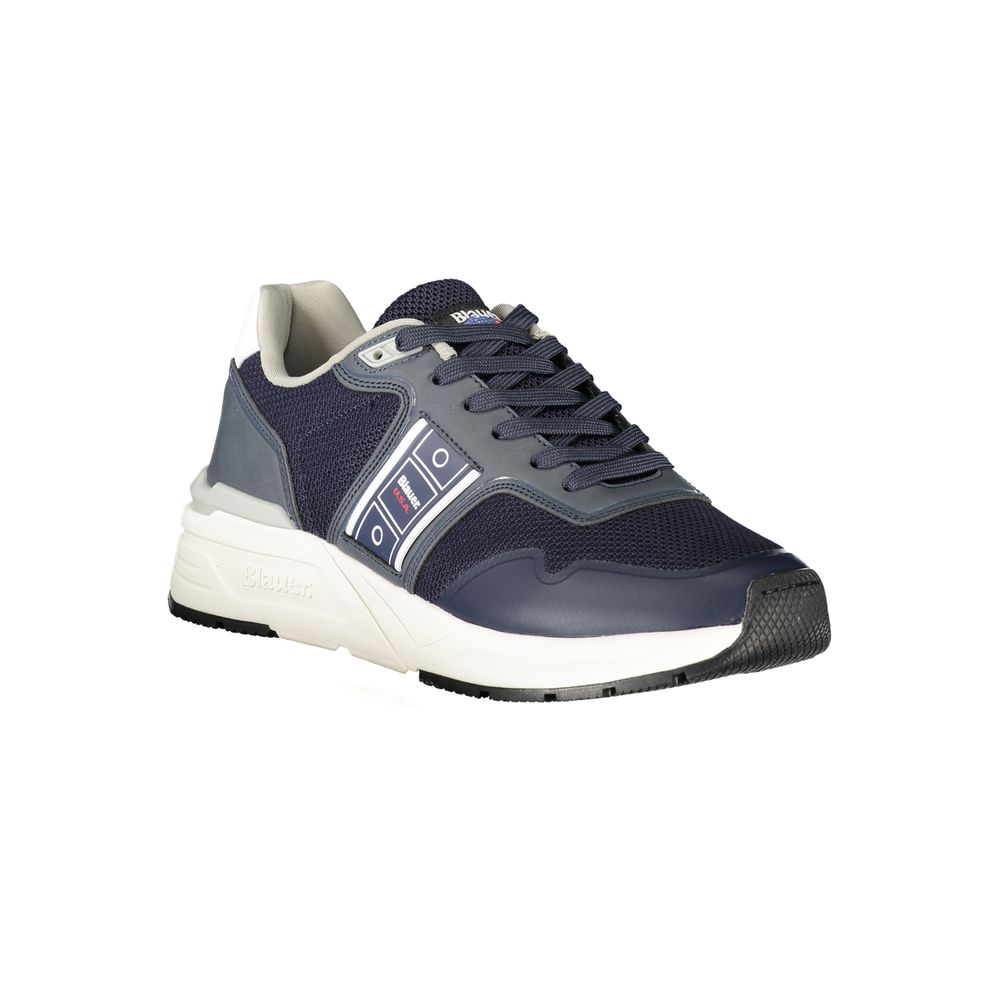 Blauer Blu Polyester Men Sneaker - Luxe Nova