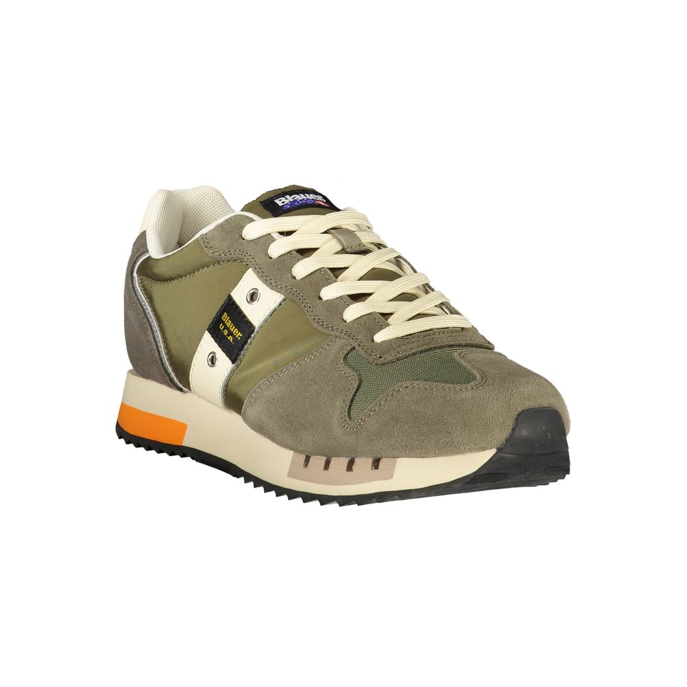 Blauer Verde Poliuretano Uomo Sneaker - Luxe Nova