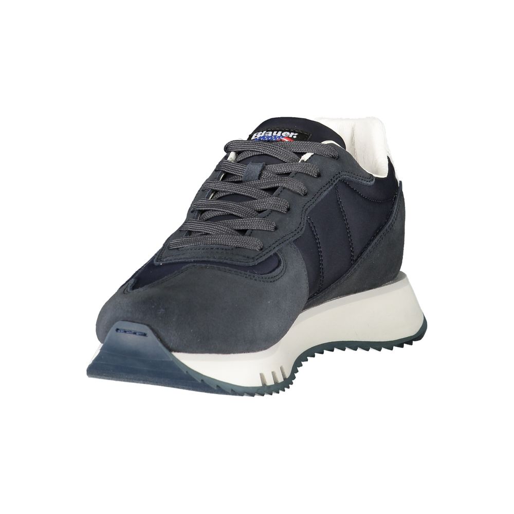 Blauer Blu Polyurethane Men Sneaker - Luxe Nova