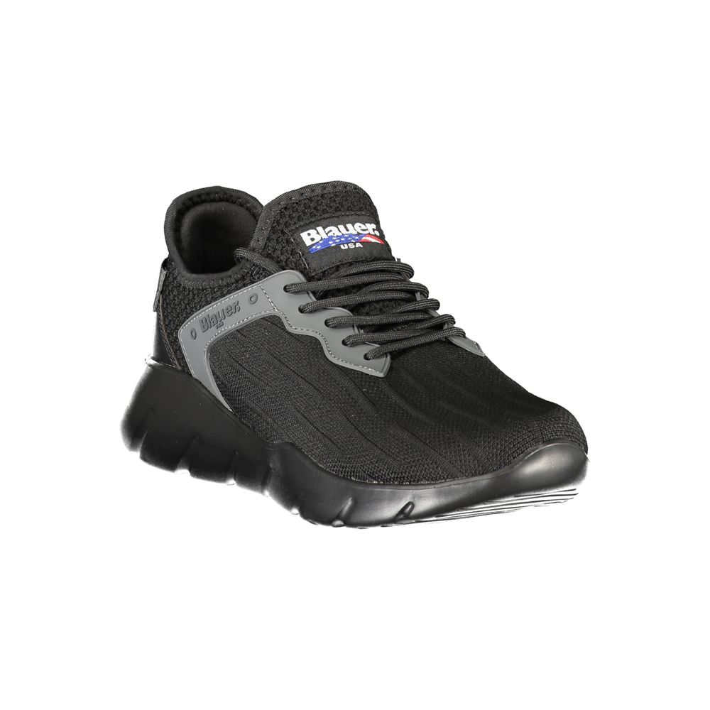 Blauer Black Polyester Men Sneaker - Luxe Nova