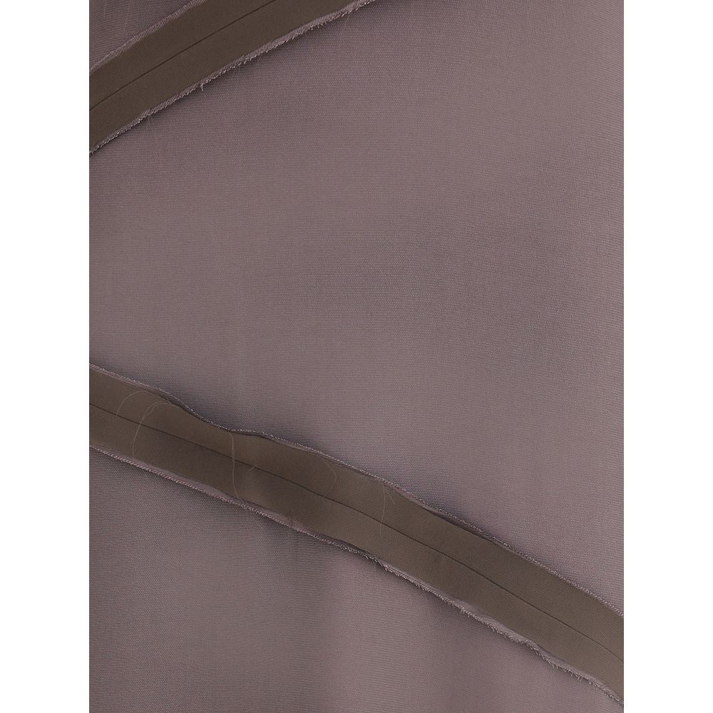 The Attico Brown Viscose Casual Dress - Luxe Nova