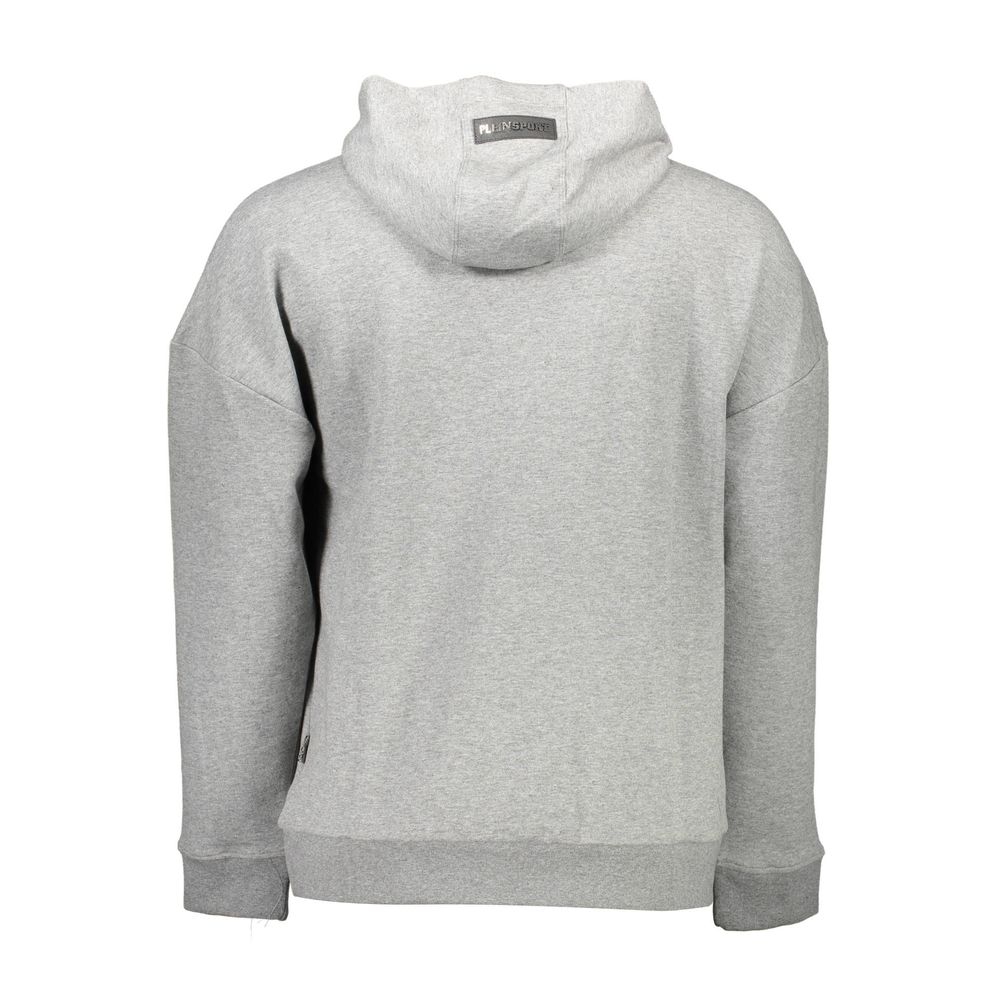Plein Sport Grigio Cotton Men's Sweatshirt - Luxe Nova