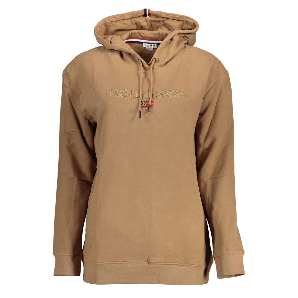 U.S. POLO ASSN. Marrone Cotton Women Sweatshirt - Luxe Nova