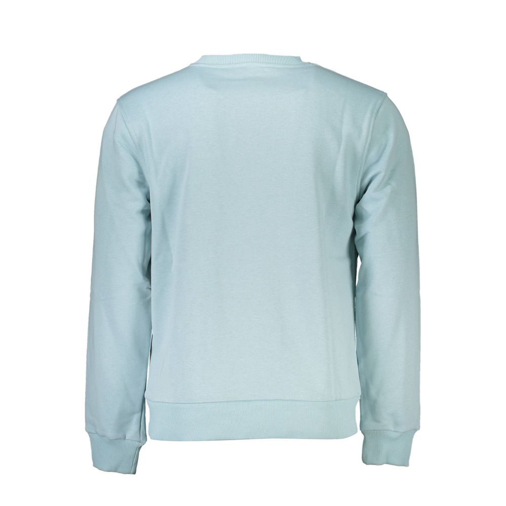 Cavalli Class Azzurro Cotton Men Sweatshirt - Luxe Nova
