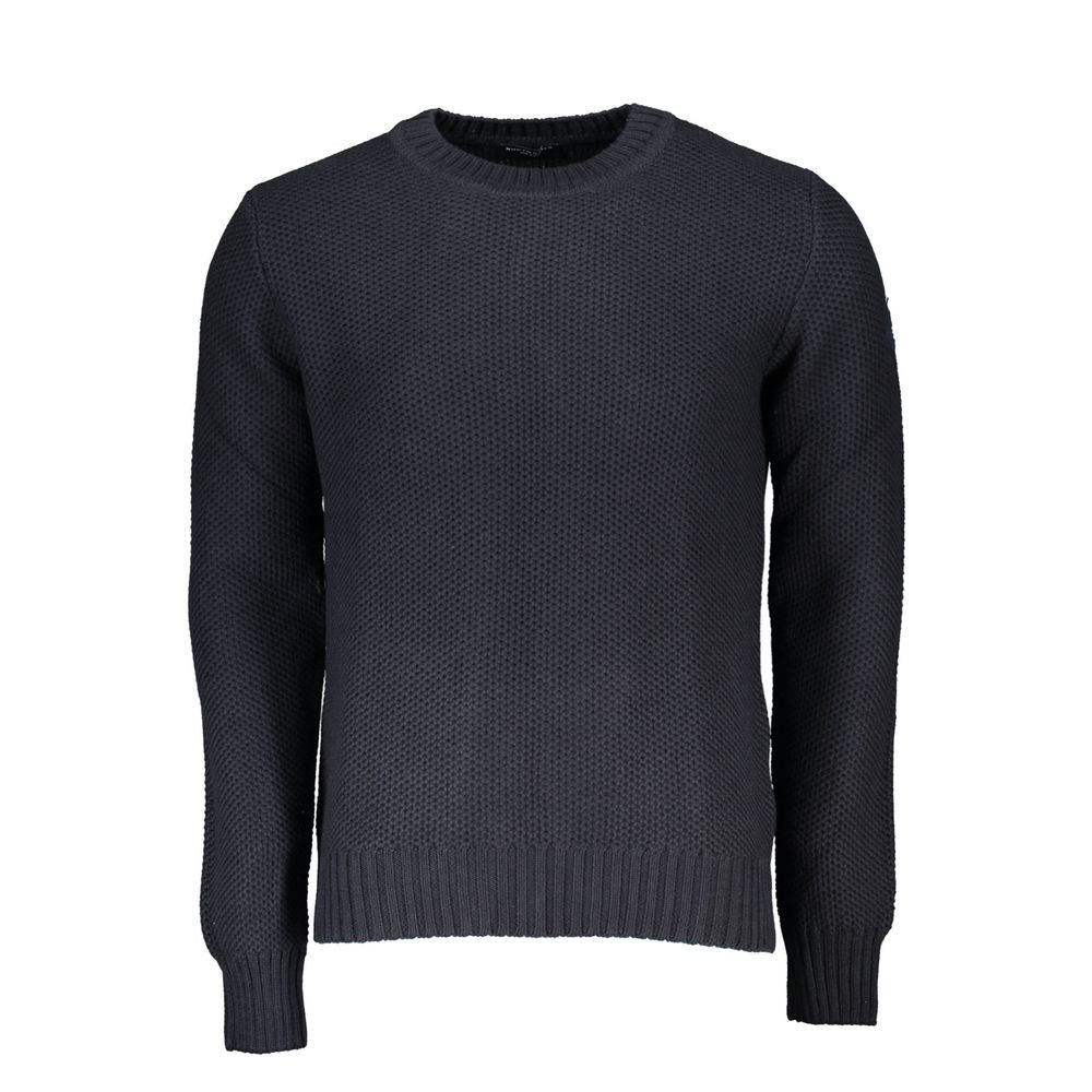 North Sails Blue Cotton Men Sweater - Luxe Nova