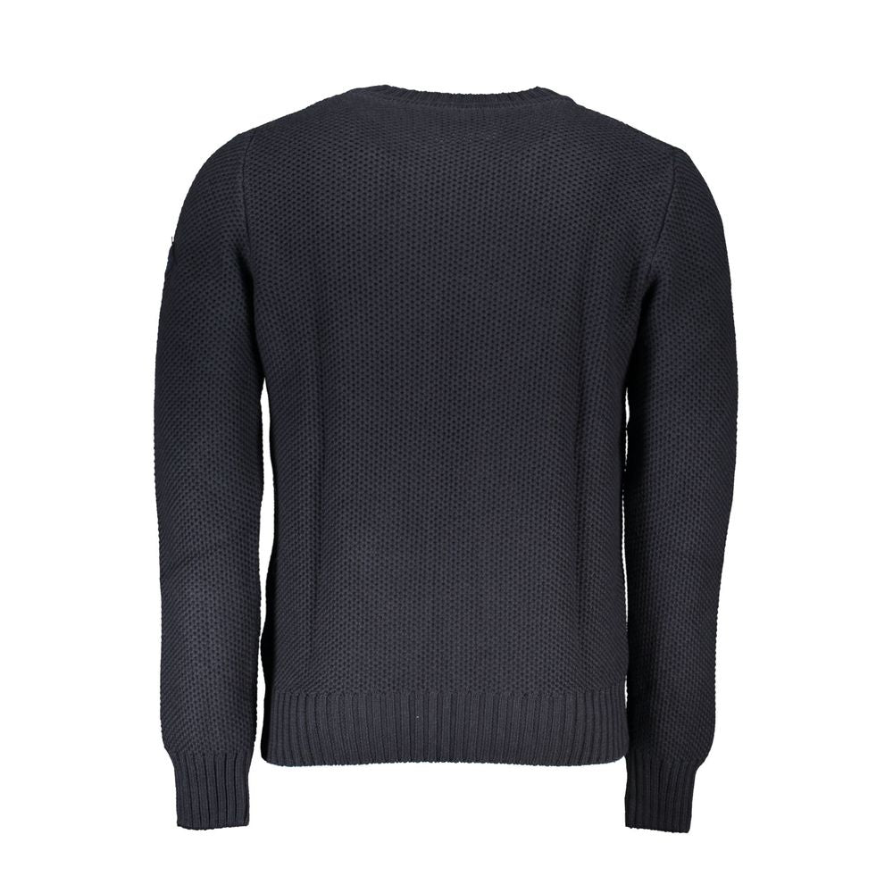 North Sails Blue Cotton Men Sweater - Luxe Nova