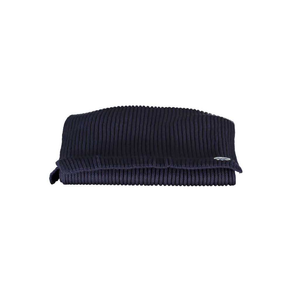 North Sails Blue Cotton Men Scarf - Luxe Nova