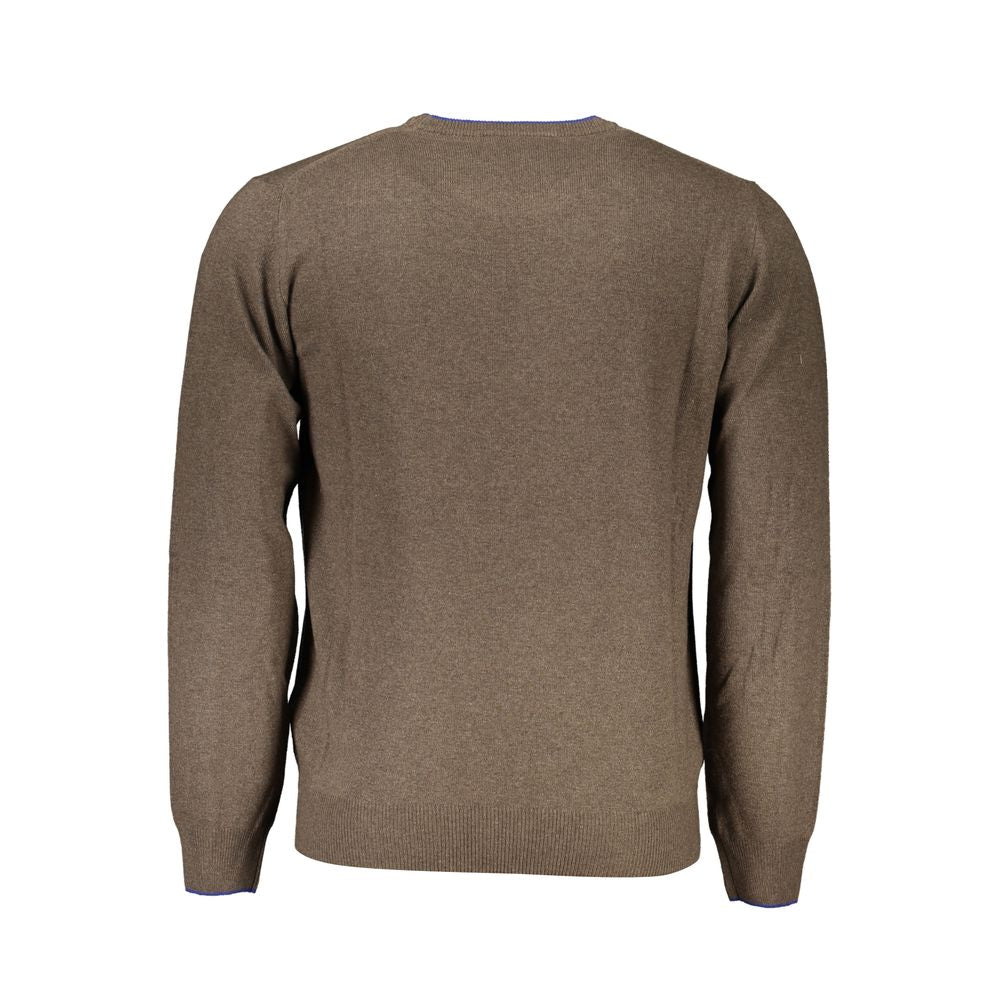 Harmont & Blaine Marrone Viscosa Mens Sweater - Luxe Nova