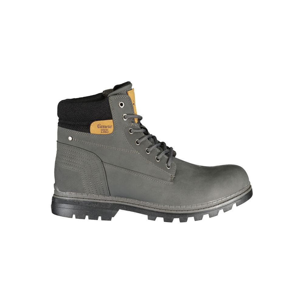 Carrera Grey Polyurethane Men's Boot - Luxe Nova