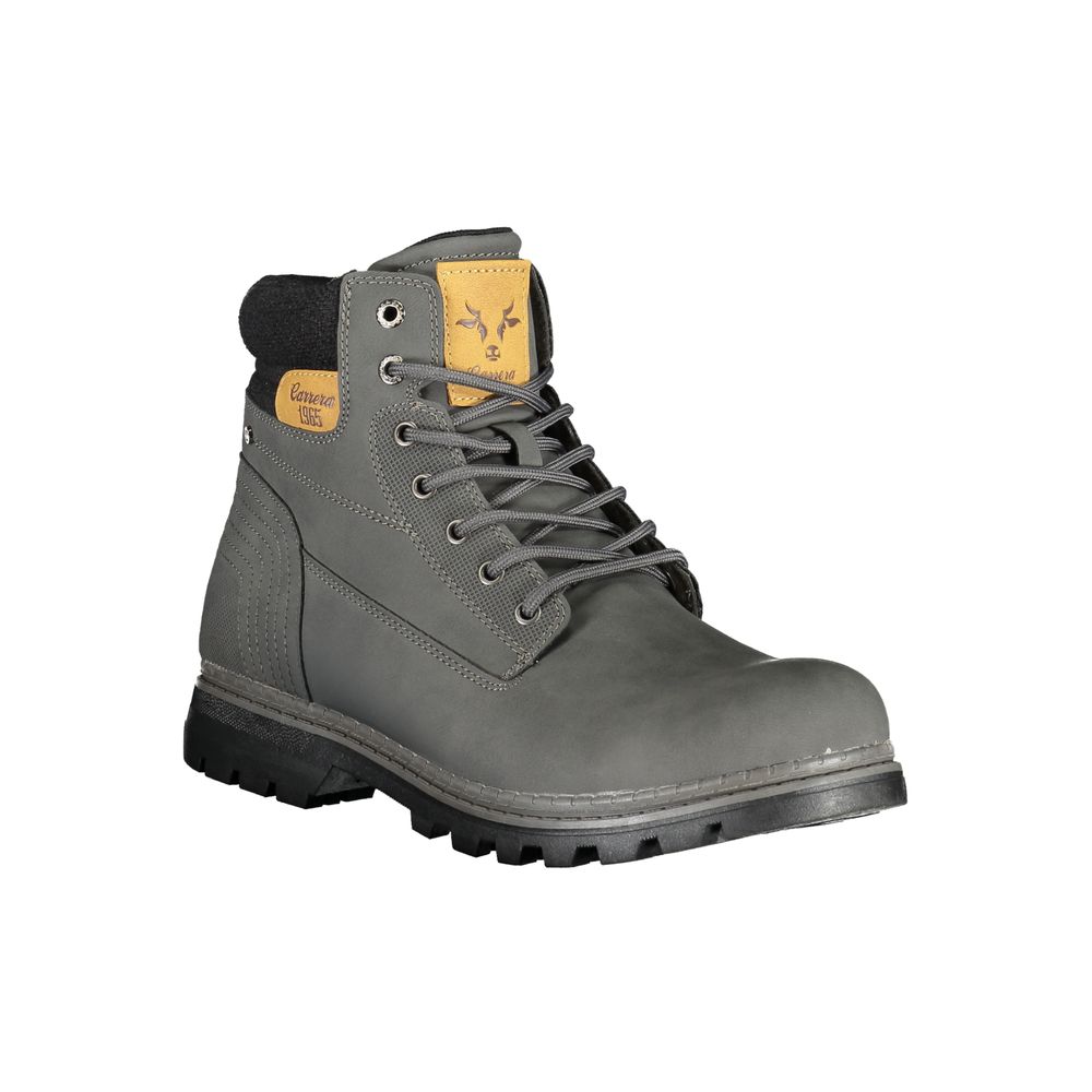 Carrera Grey Polyurethane Men's Boot - Luxe Nova