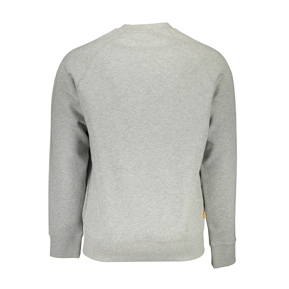 Timberland Grey Cotton Men Sweatshirt - Luxe Nova