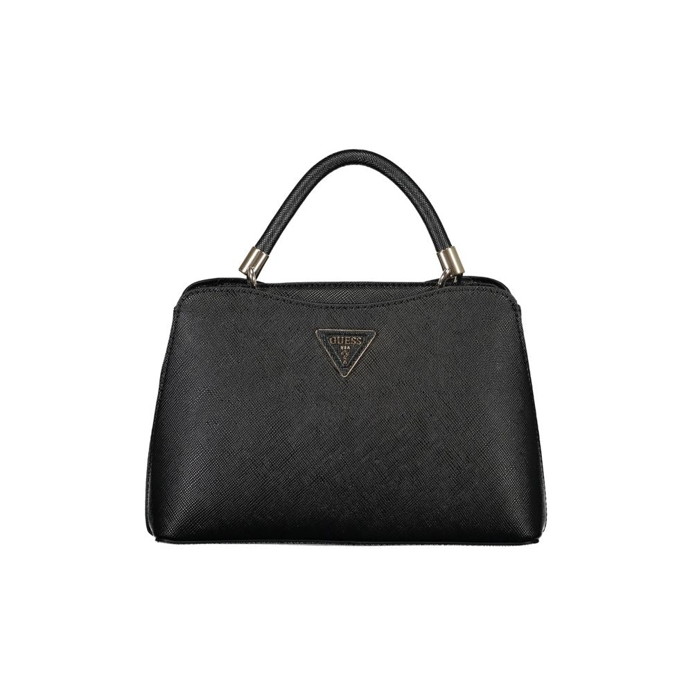 Guess Jeans Black Polyurethane Women Handbag - Luxe Nova