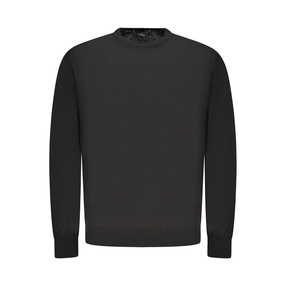 Guess Jeans Black Wool Mens Sweater - Luxe Nova