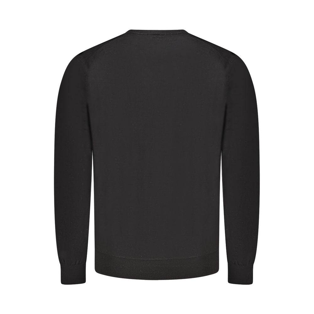 Guess Jeans Black Wool Mens Sweater - Luxe Nova