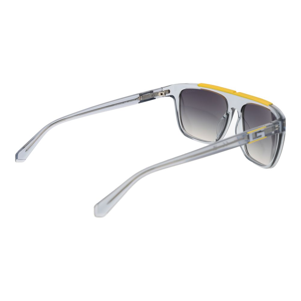 Guess Gray Stainless Steel Sunglasses - Luxe Nova