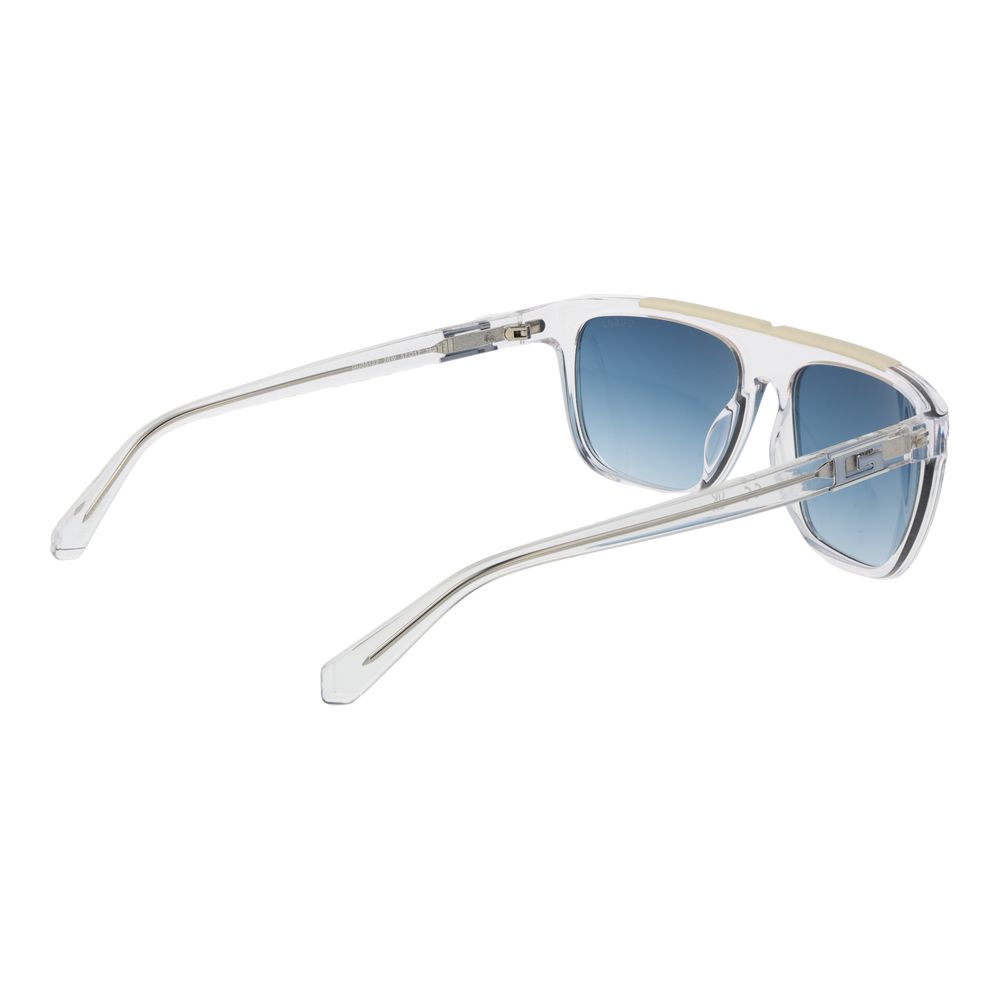 Guess Transparent Stainless Steel Sunglasses - Luxe Nova