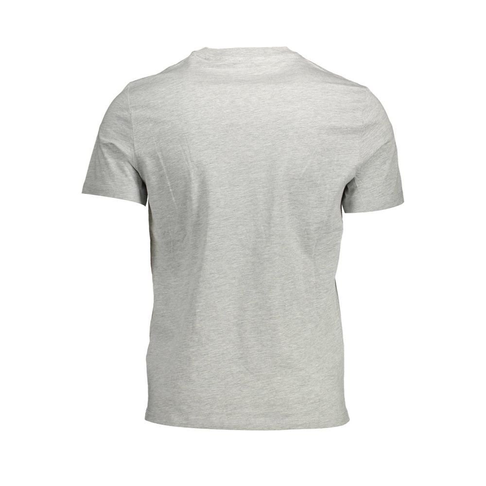 Guess Jeans Grigio Organic Cotton Men T-Shirt - Luxe Nova