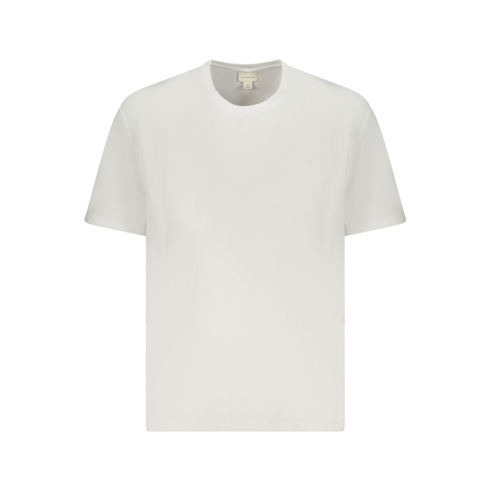 Calvin Klein White Cotton Mens T-Shirt - Luxe Nova