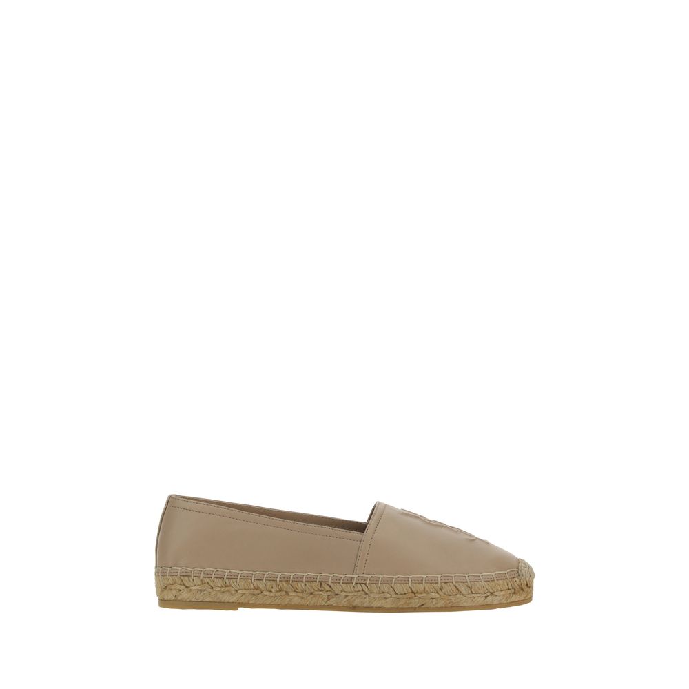 Saint Laurent Brown Lamb Ovis Aries Aries Espadrilles - Luxe Nova